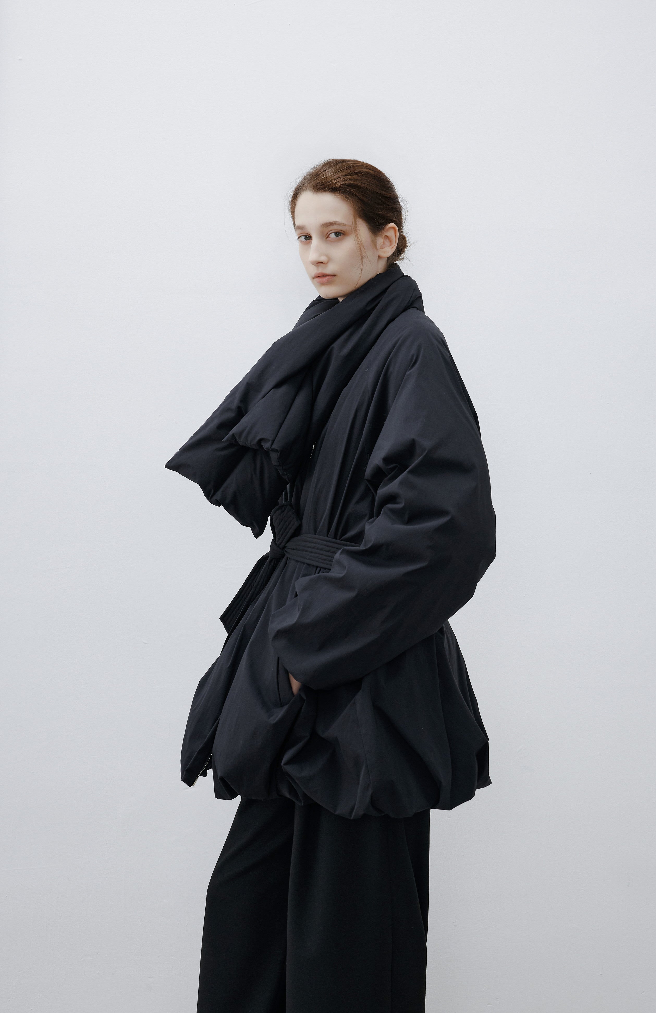 WAIST MARK DOWN SCARF SET