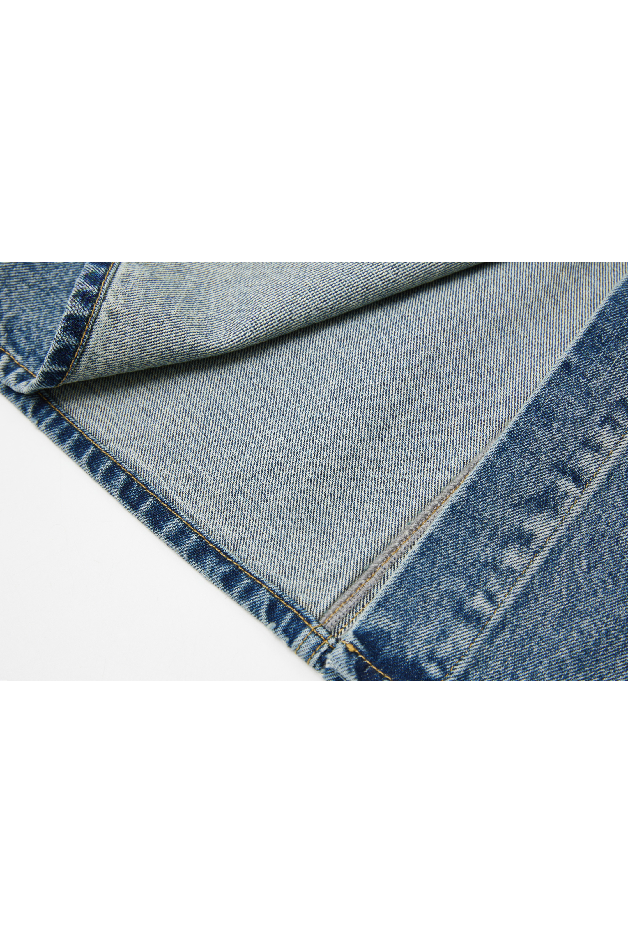 BASIC SLIT DENIM SKIRT