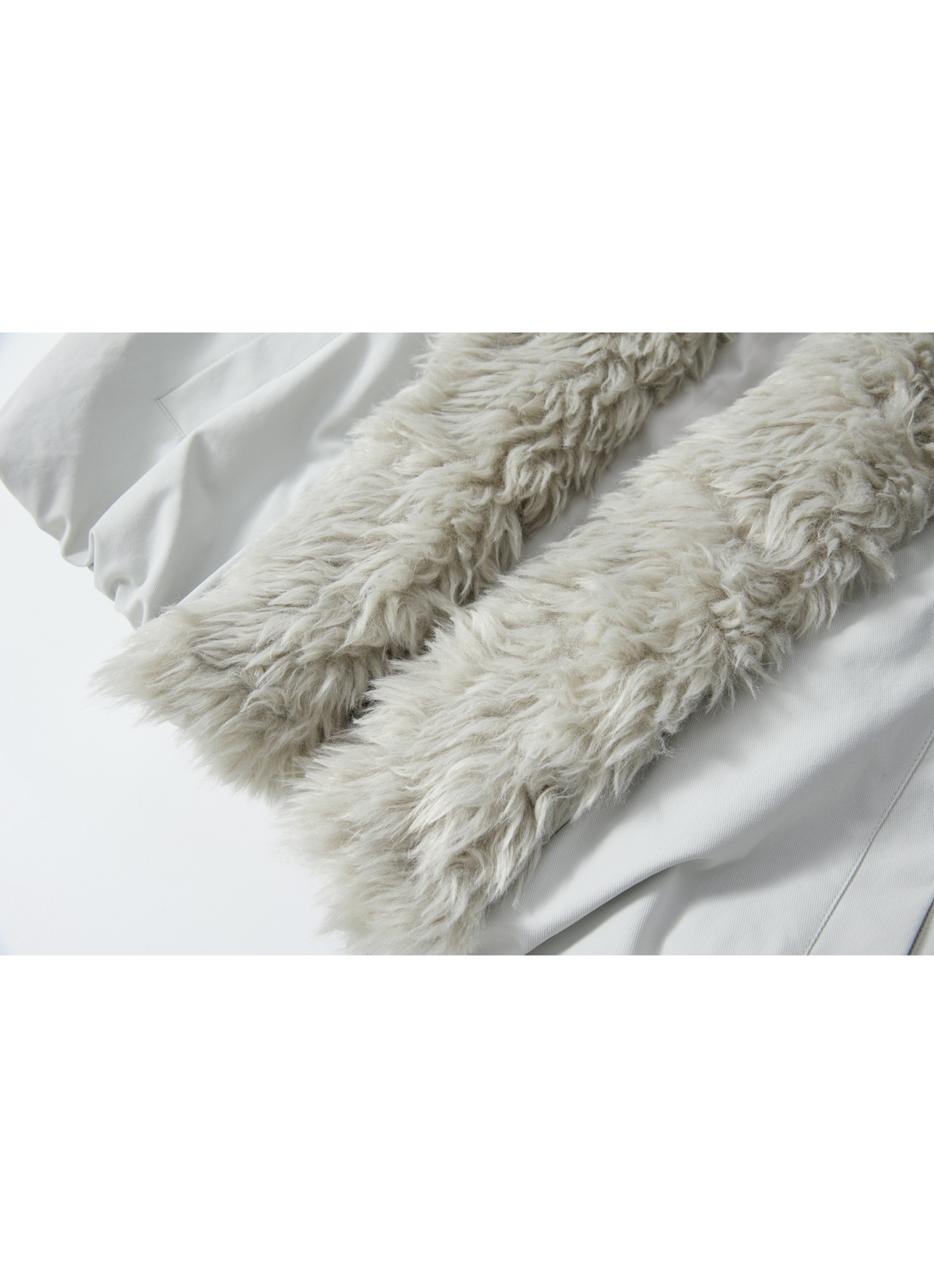FUR LAPEL VOLUME BLOUSON