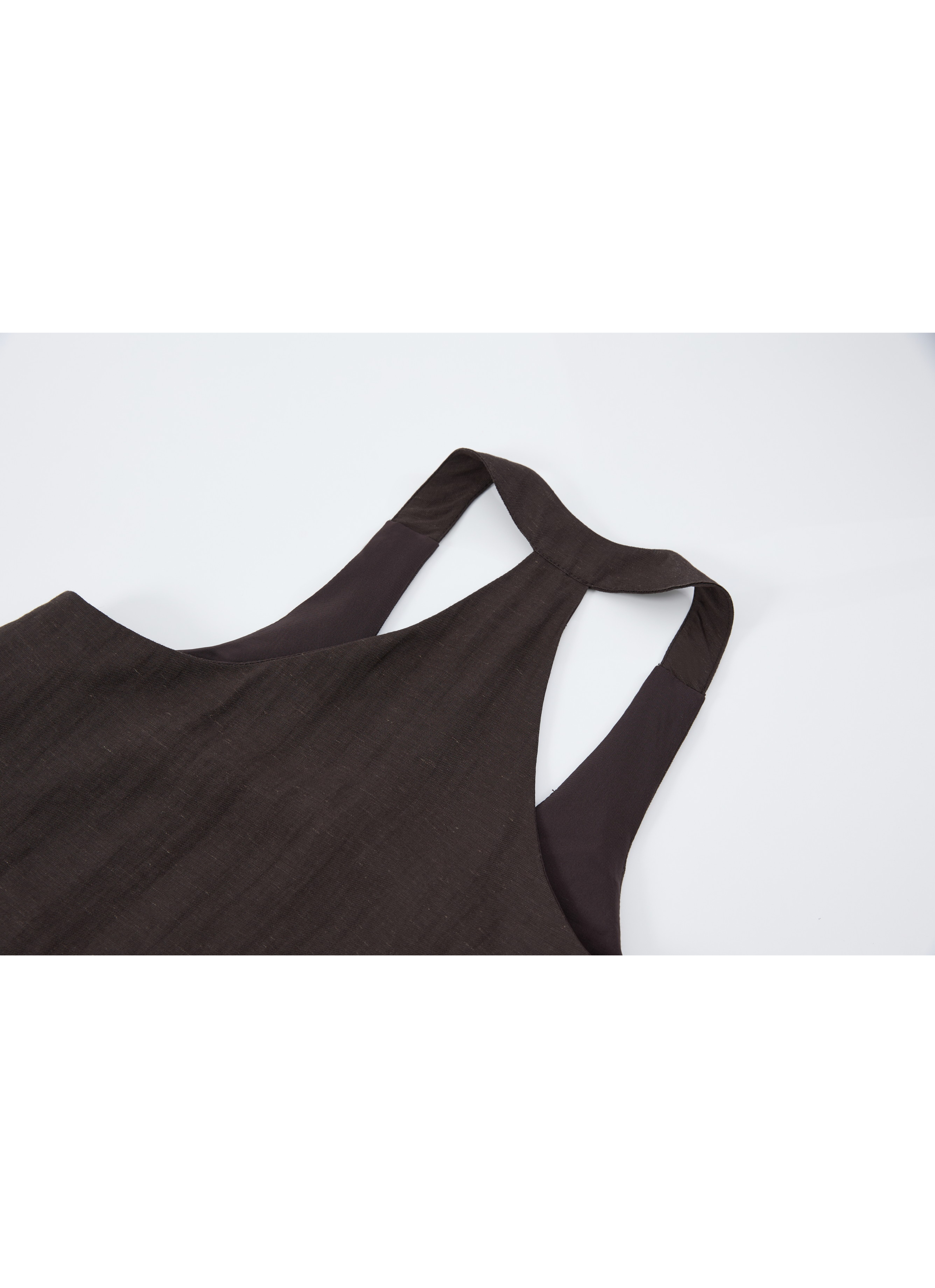 SOFT PLEAT HALTER DRESS