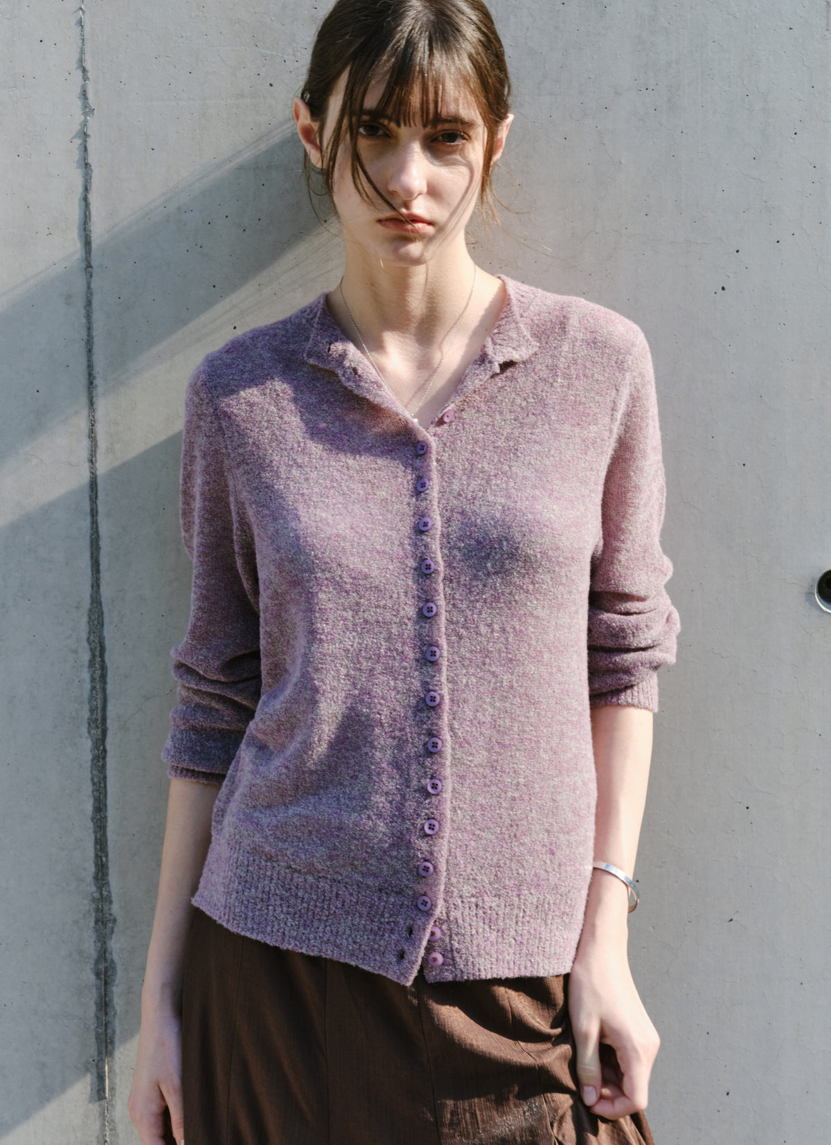 MULTI BUTTON COLOR SWEATER