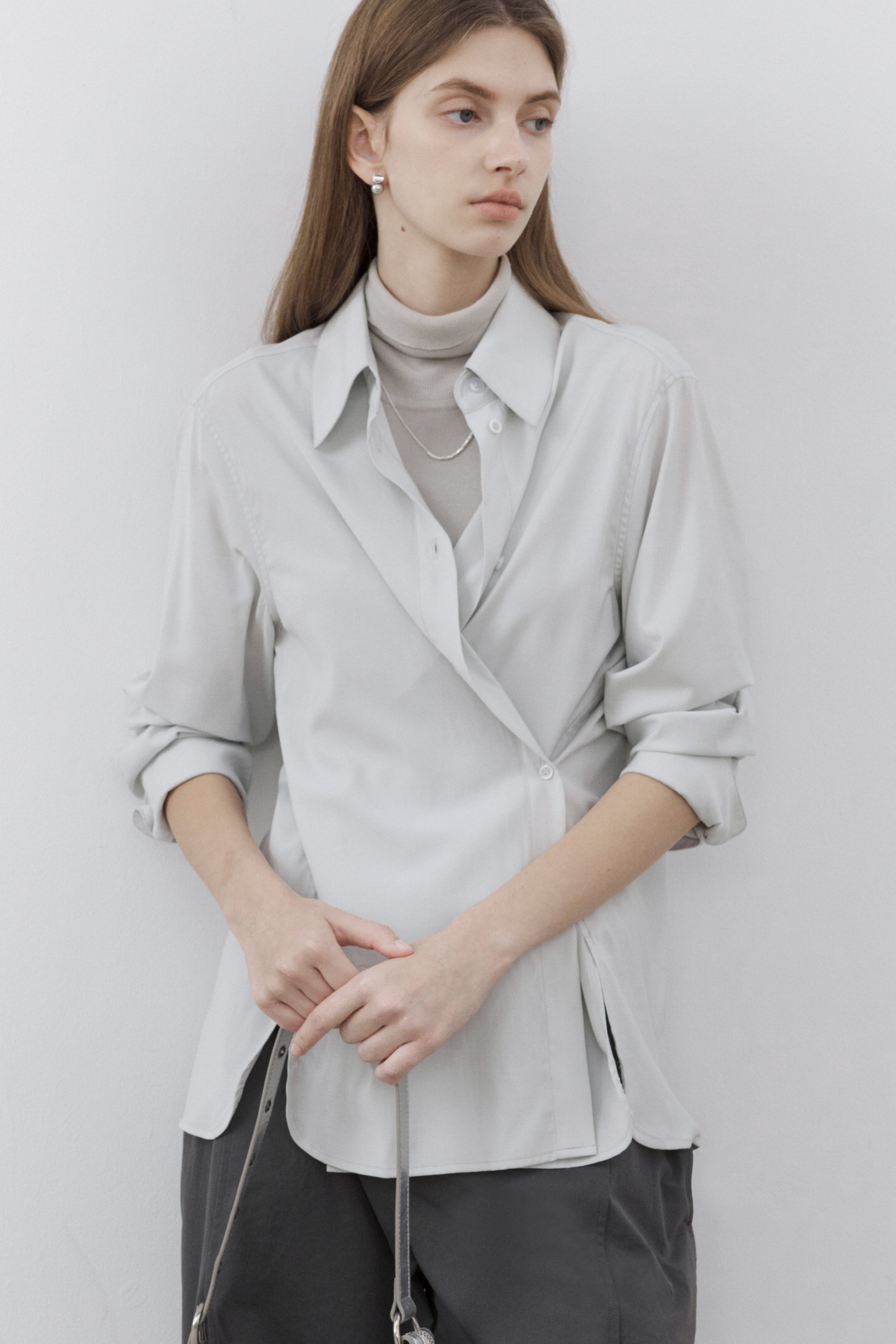 EDGE SILHOUETTE COLOR SHIRT