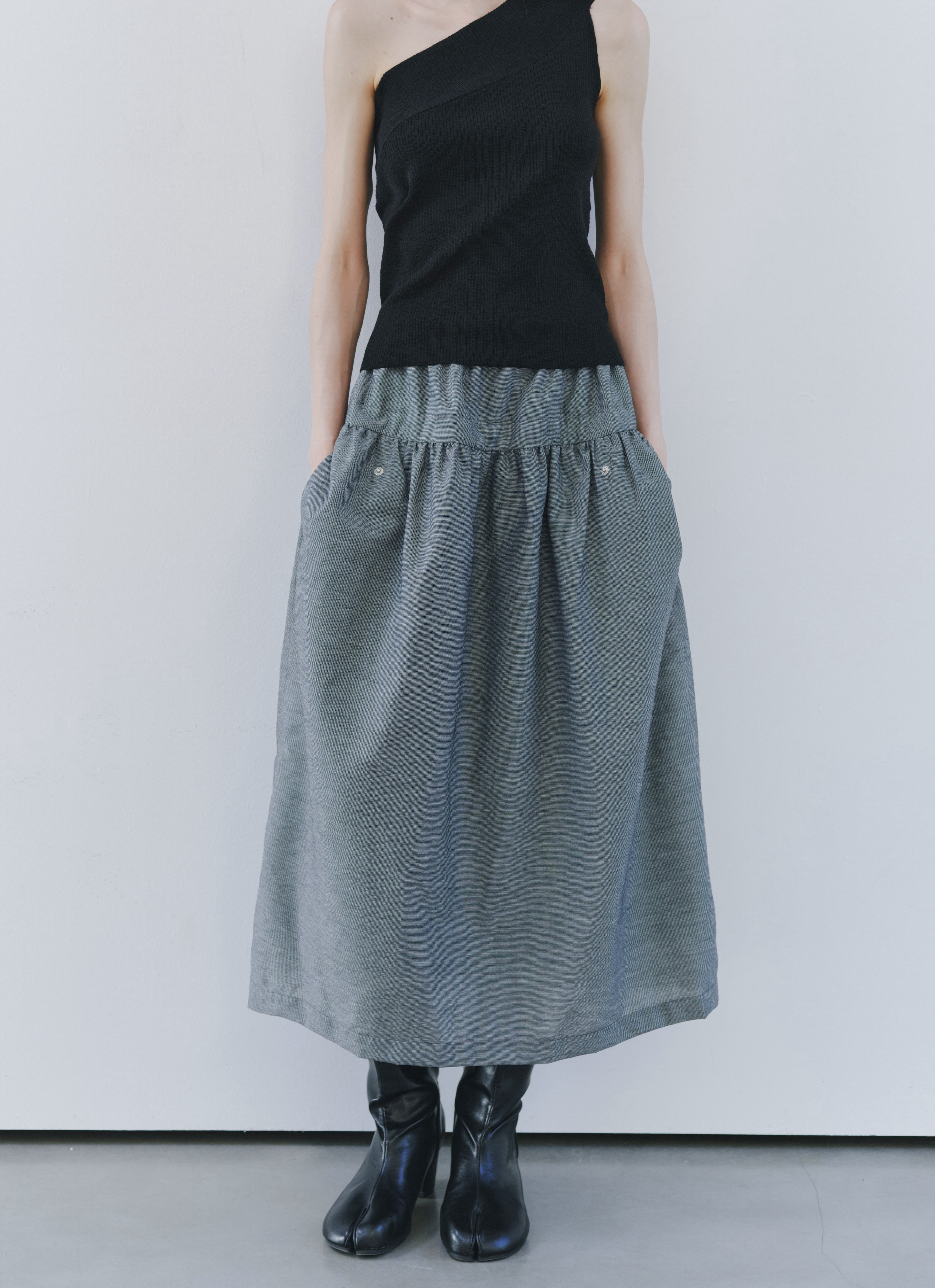SOFT BALLOON GATHER SKIRT / ソフトバルーンギャザースカート