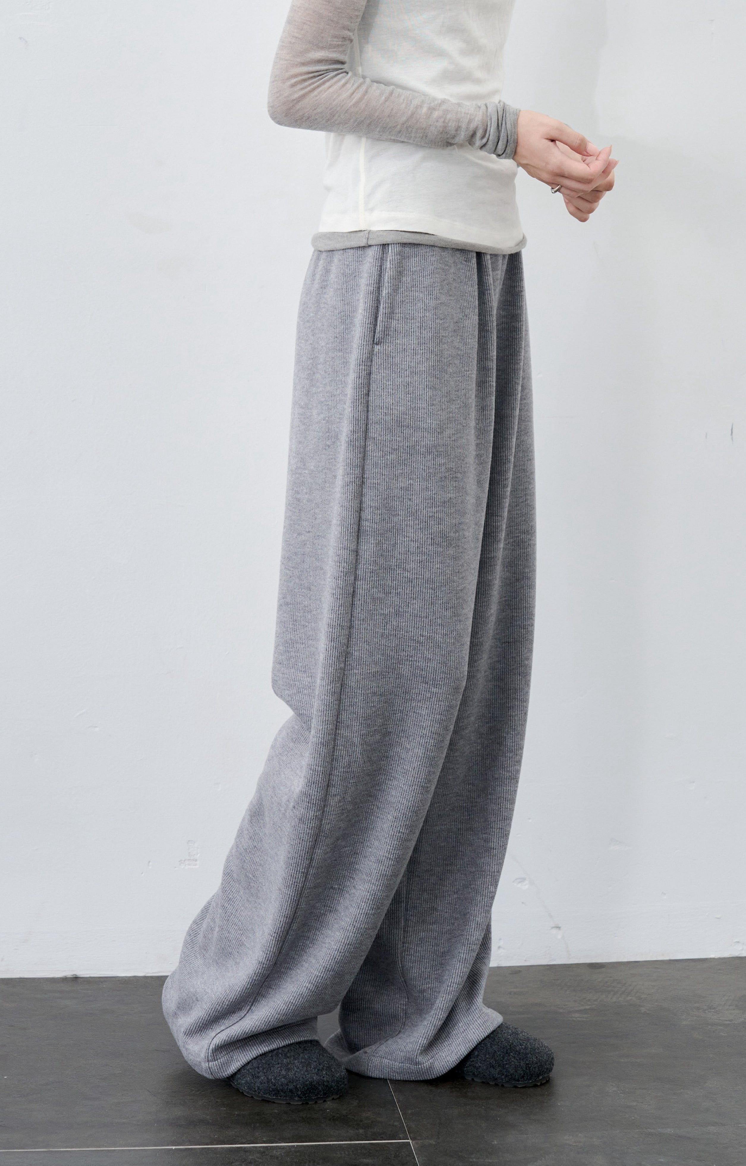 DRAPE WARM SWEATPANTS / ドレープウォームスウェットパンツ