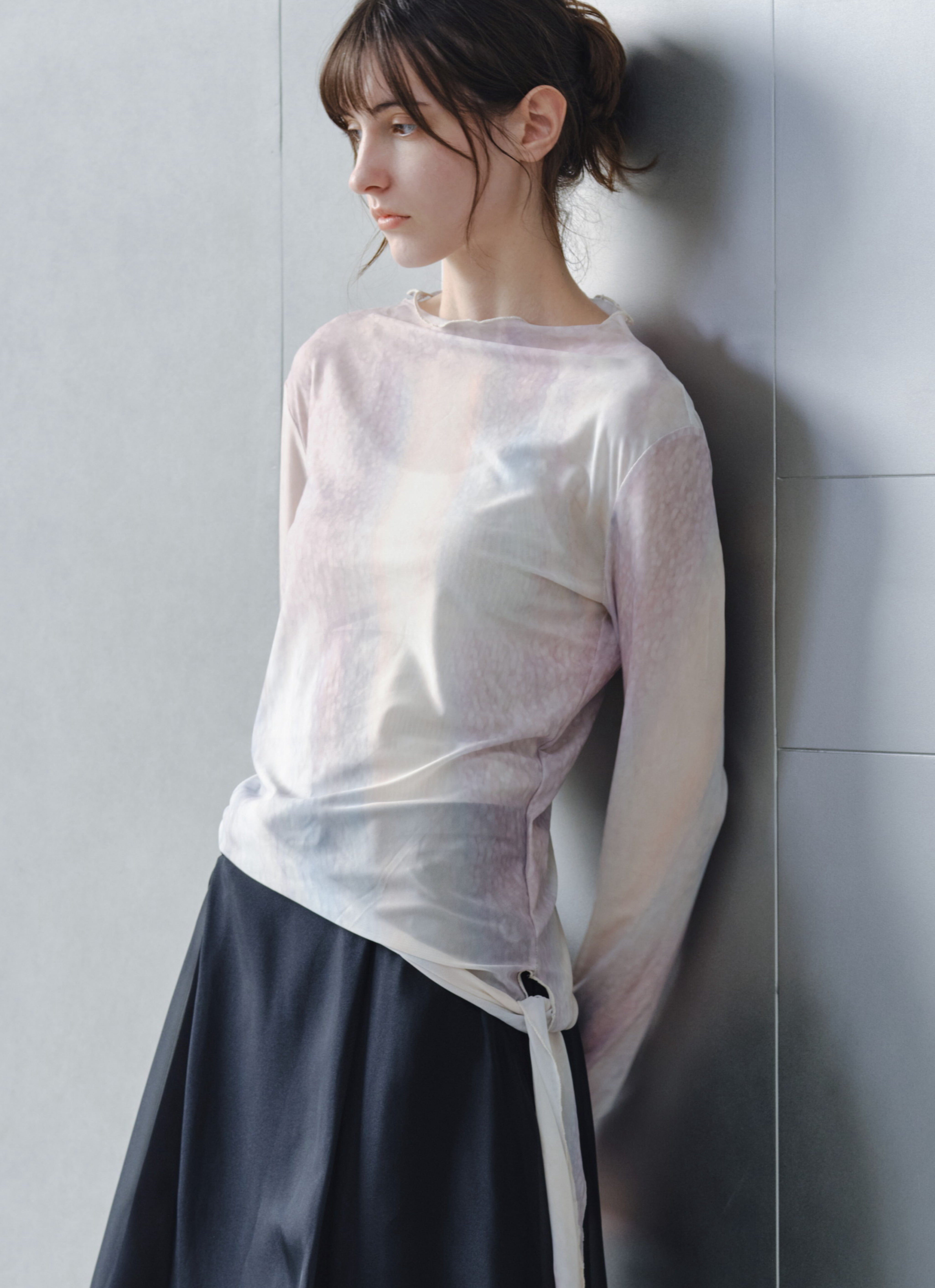 GLOW TIE SHEER TOP / グロータイシアートップ