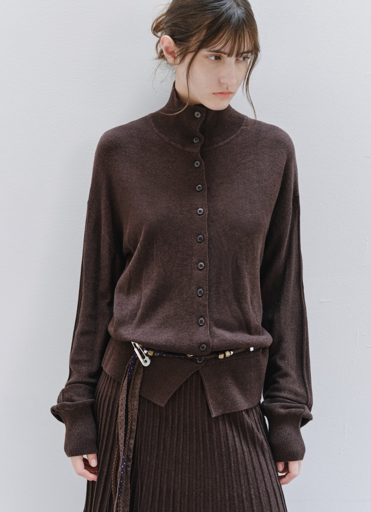 MULTI BUTTON KNIT CARDIGAN