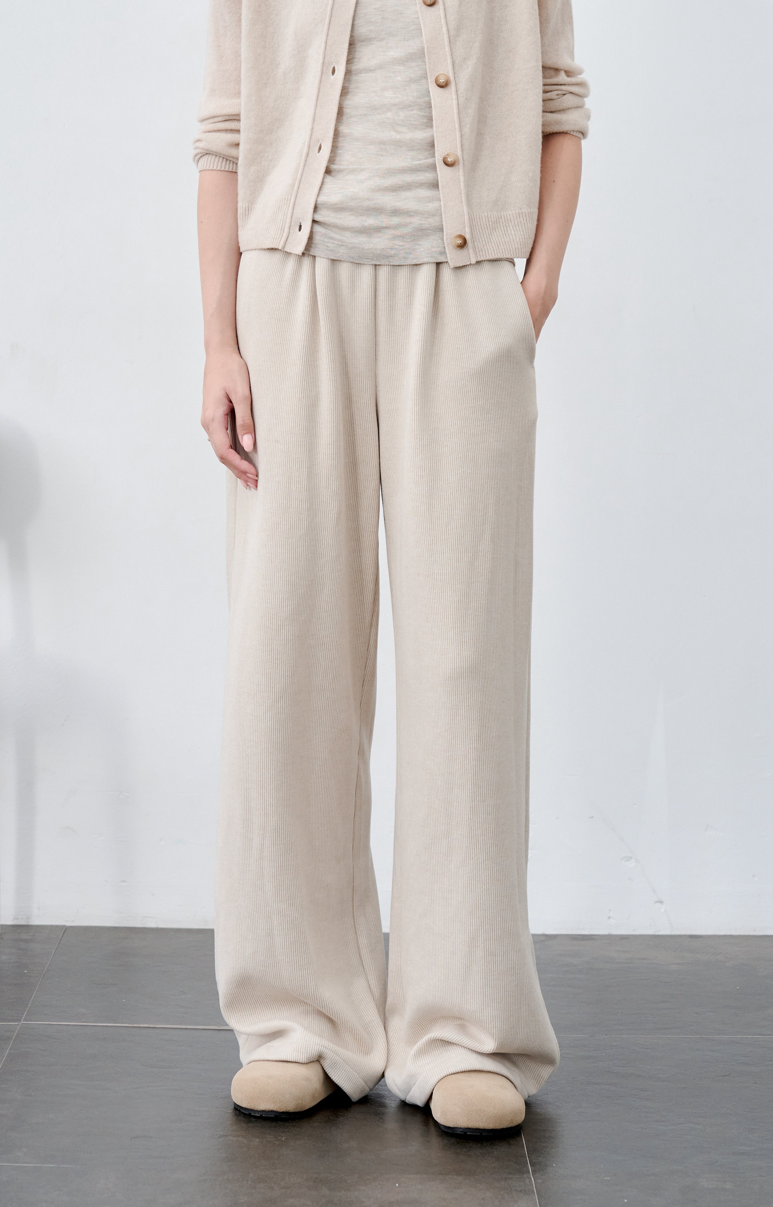 DRAPE WARM SWEATPANTS / ドレープウォームスウェットパンツ