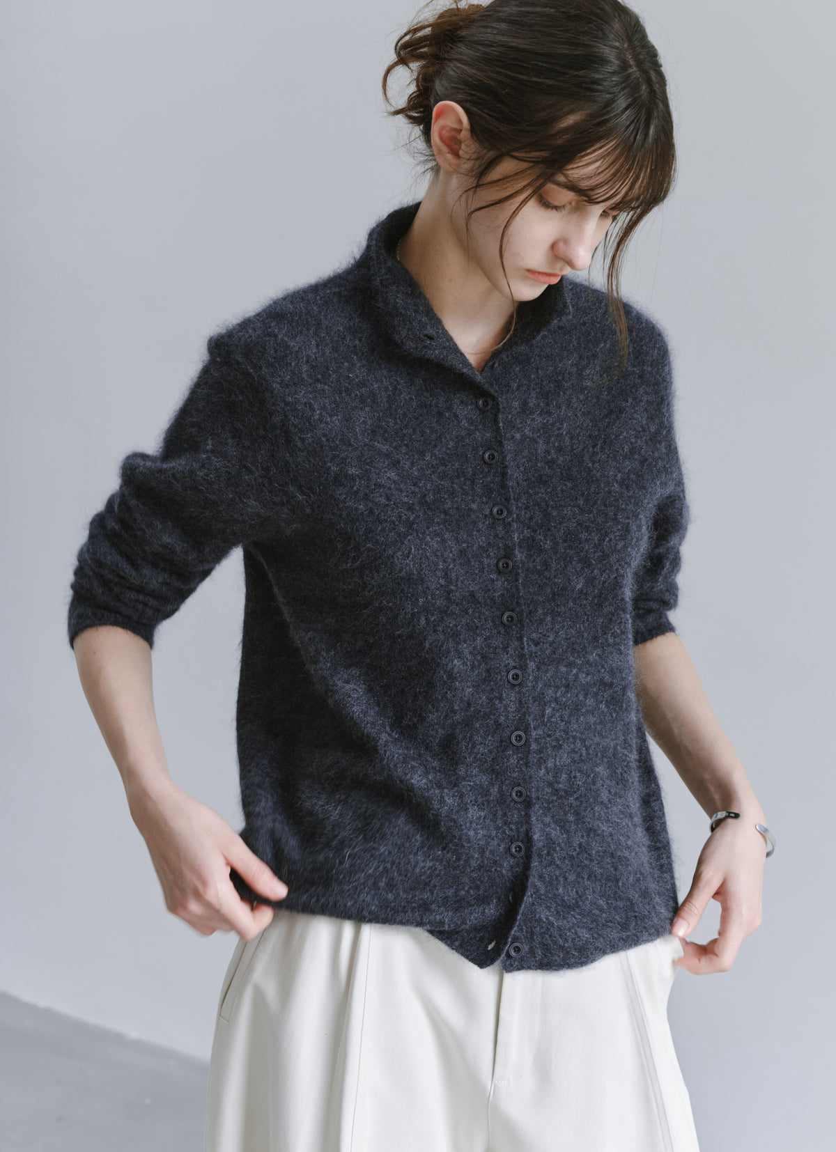 MULTI BUTTON WOOL CARDIGAN