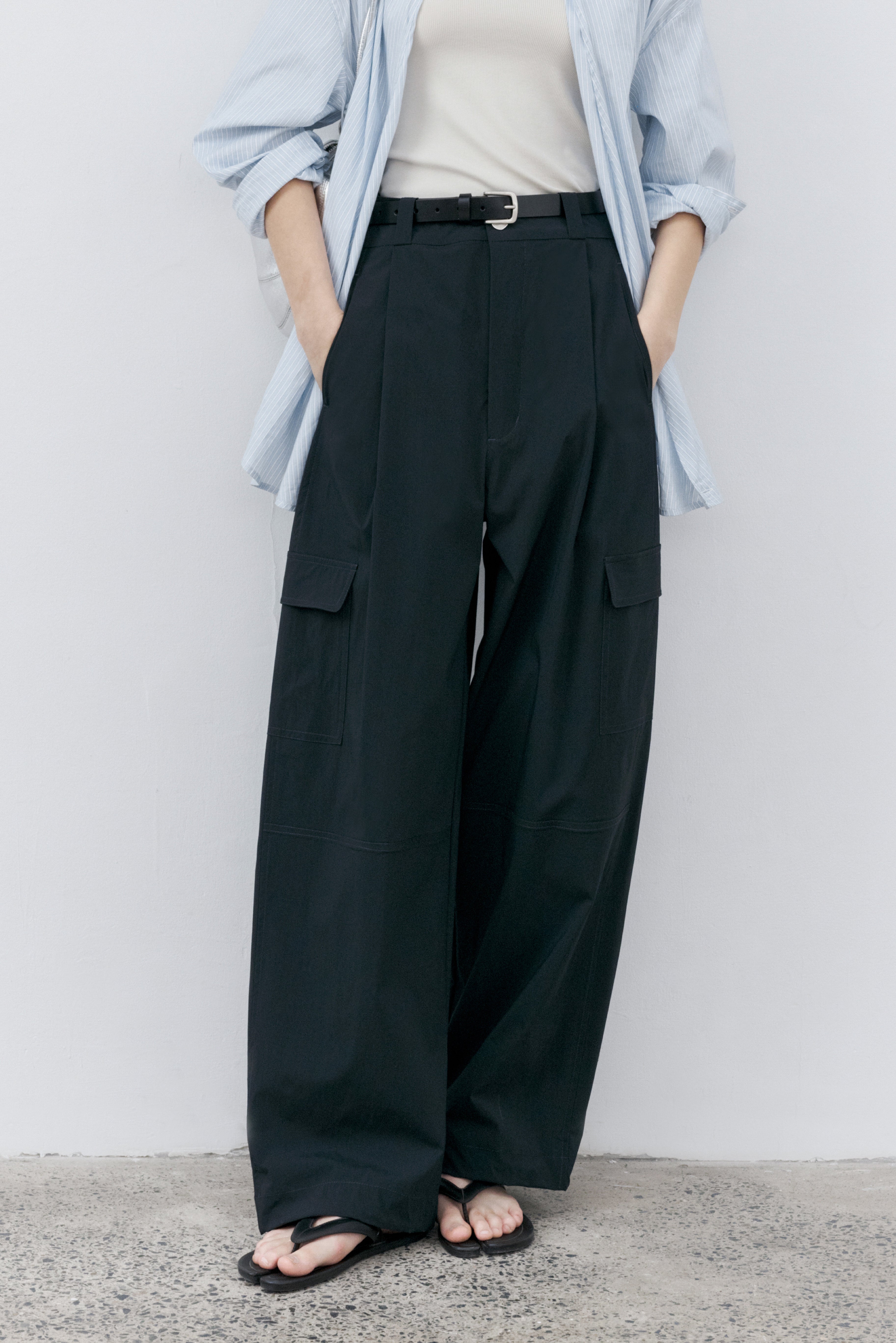 WIDE TUCK CARGO PANTS / ワイドタックカーゴパンツ