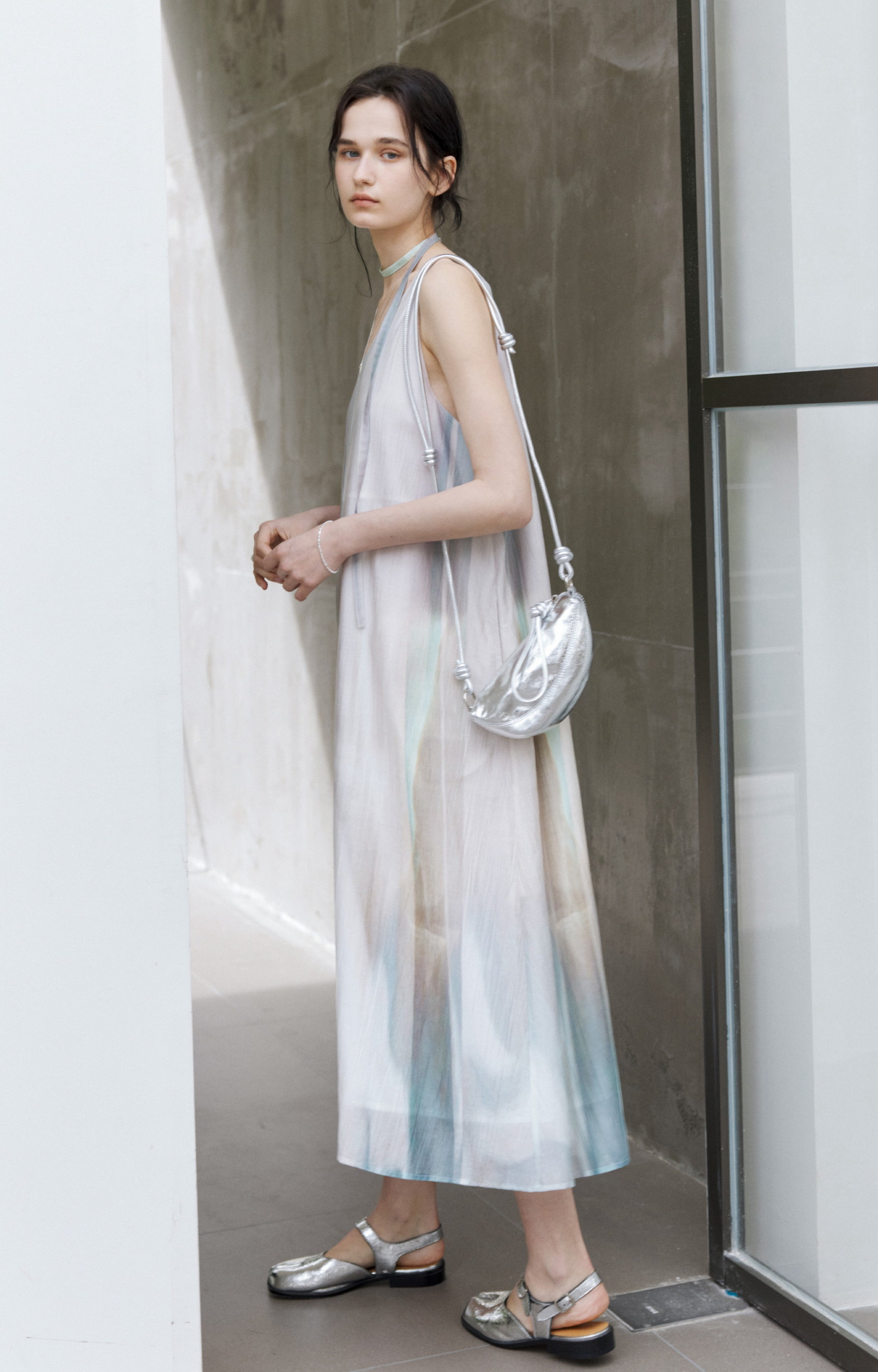 WATERCOLOR DESIGN DRESS / ウォーターカラーデザインワンピース