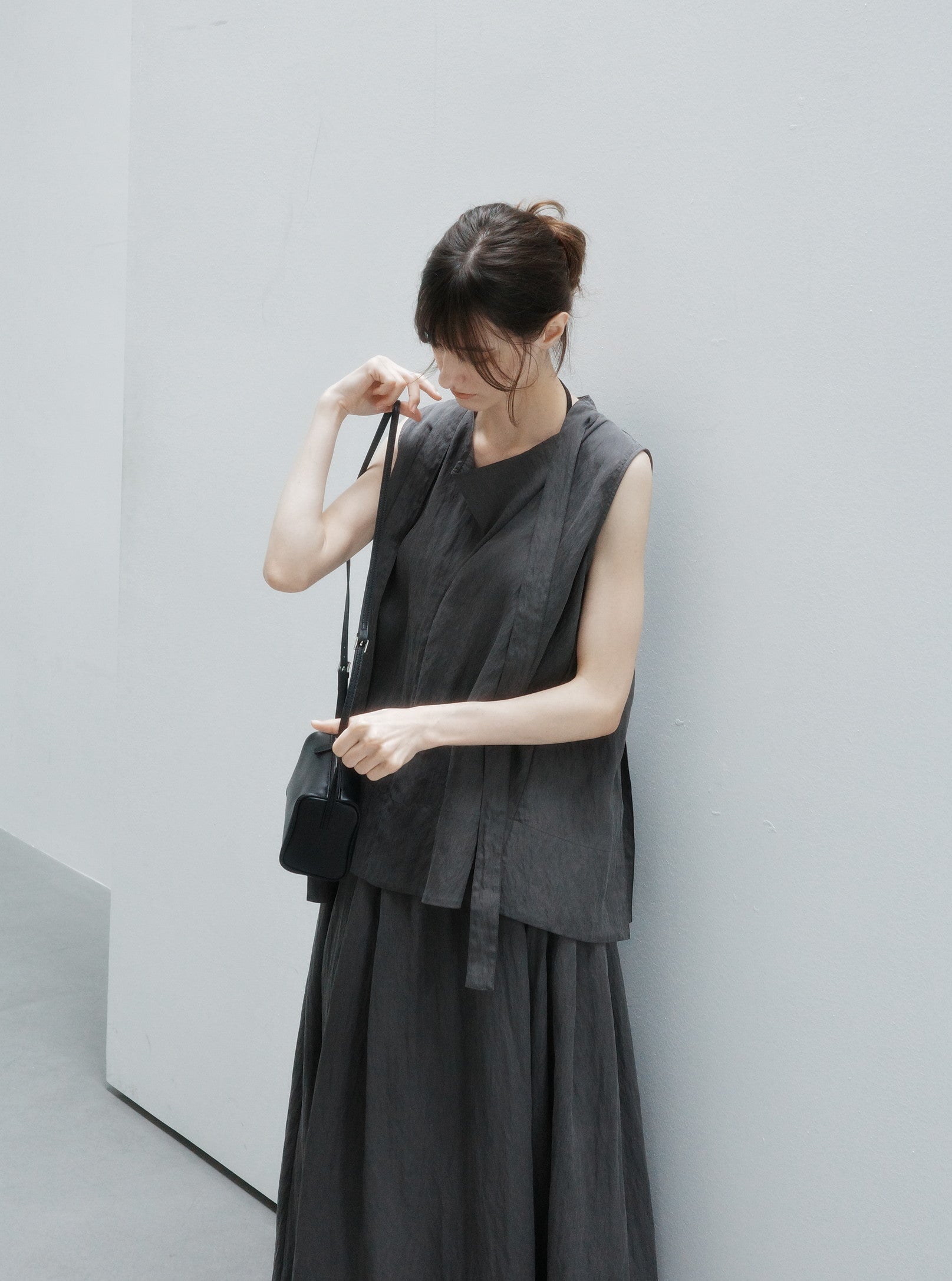 DRY CRINKLE SMOOTH BLOUSE