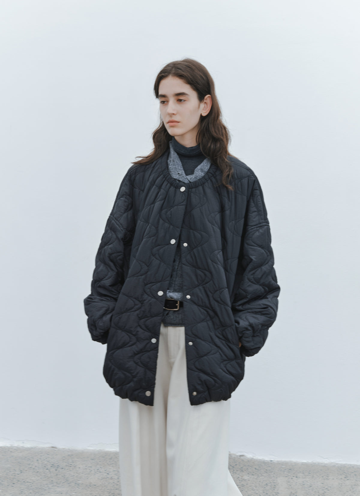 WATER WAVE QUILTING BLOUSON