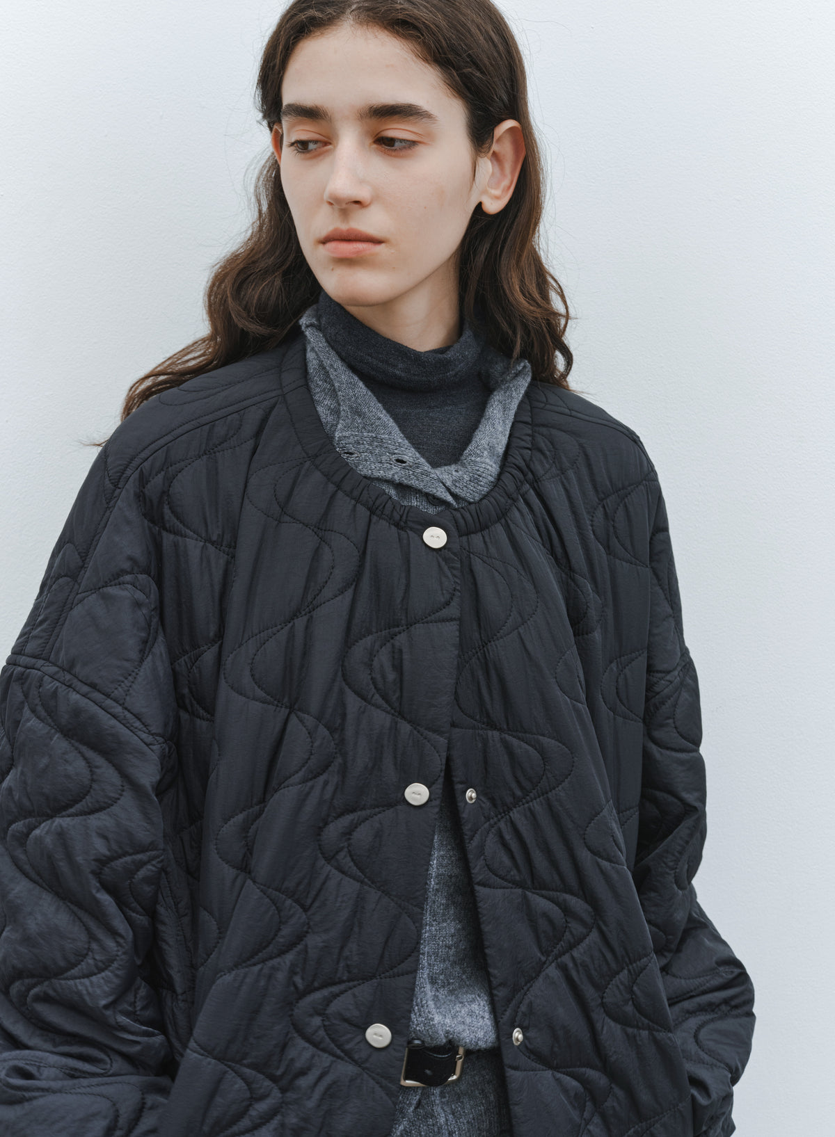 WATER WAVE QUILTING BLOUSON