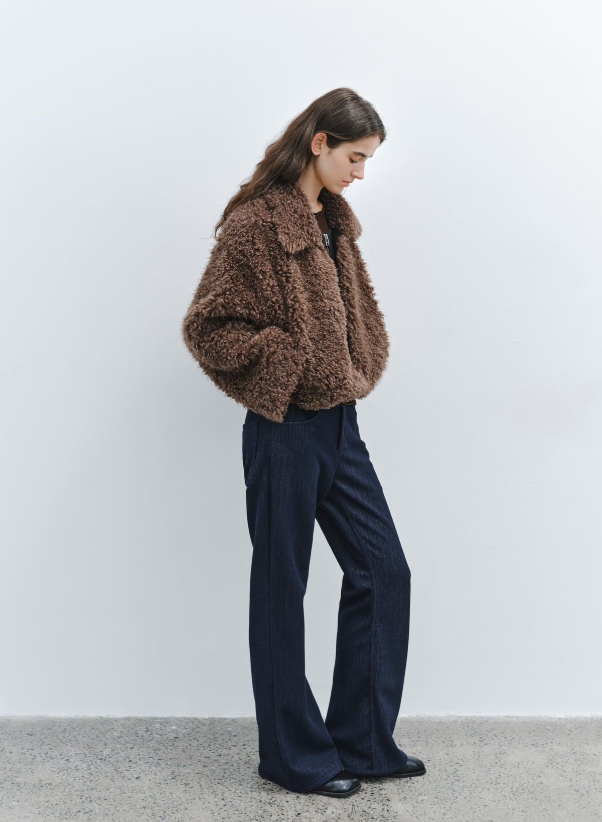 ZIP FUR SHORT JACKET