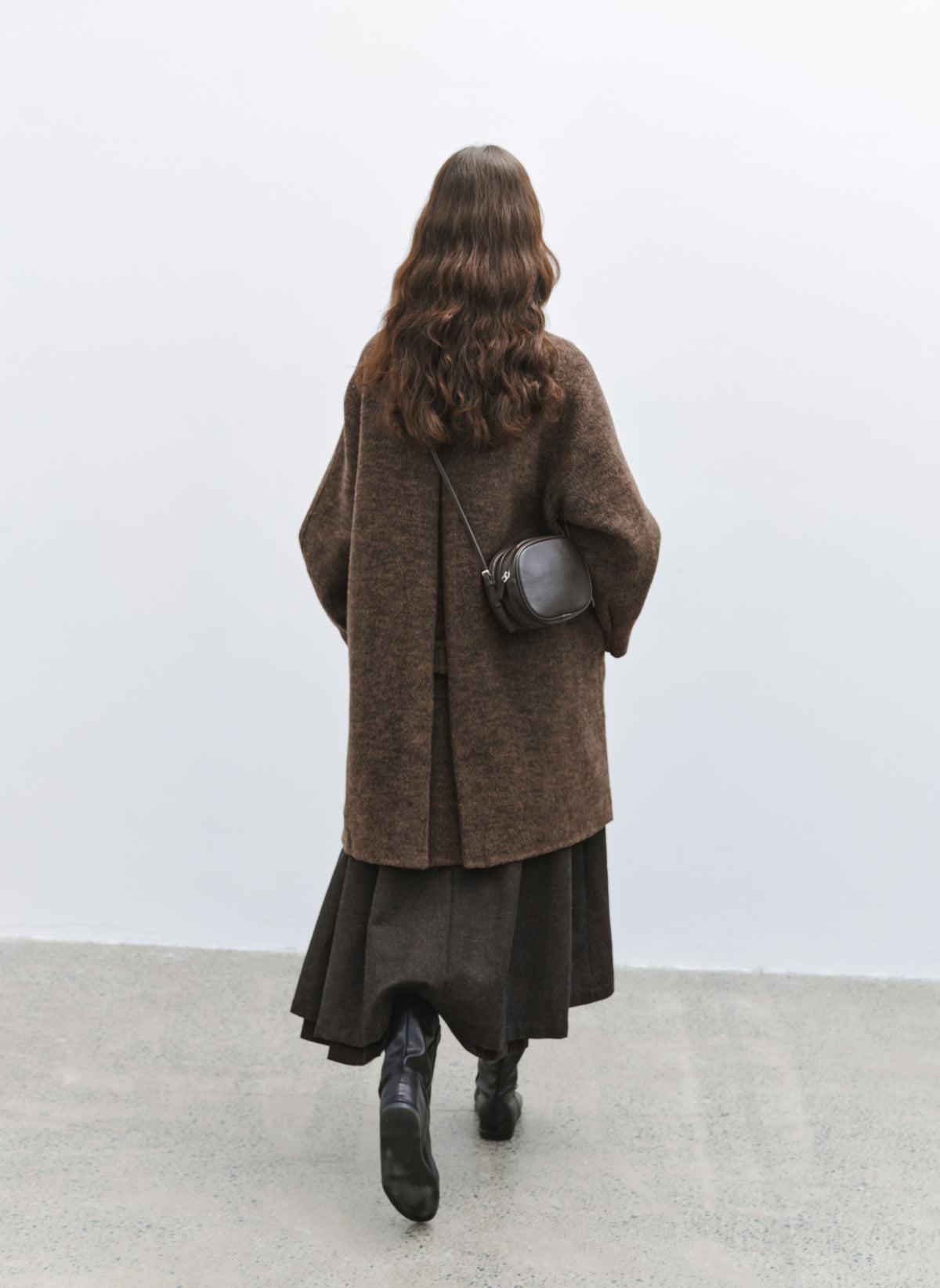 LAYERED FLARE WARM SKIRT
