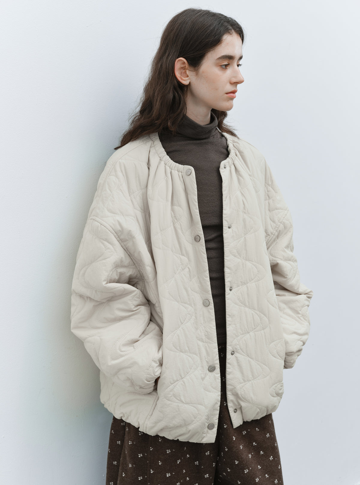 WATER WAVE QUILTING BLOUSON