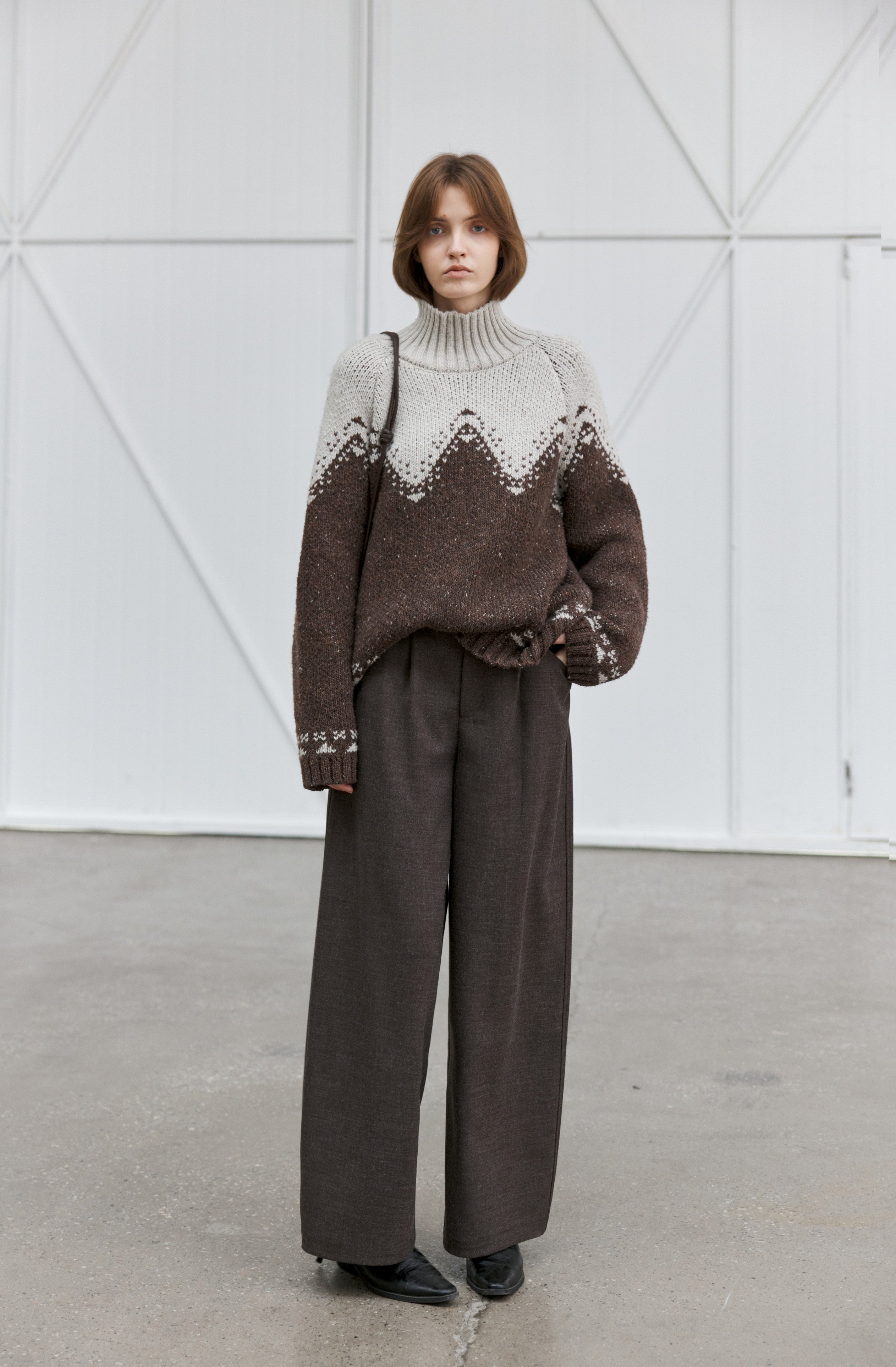 WARM COLOR CURVE PANTS