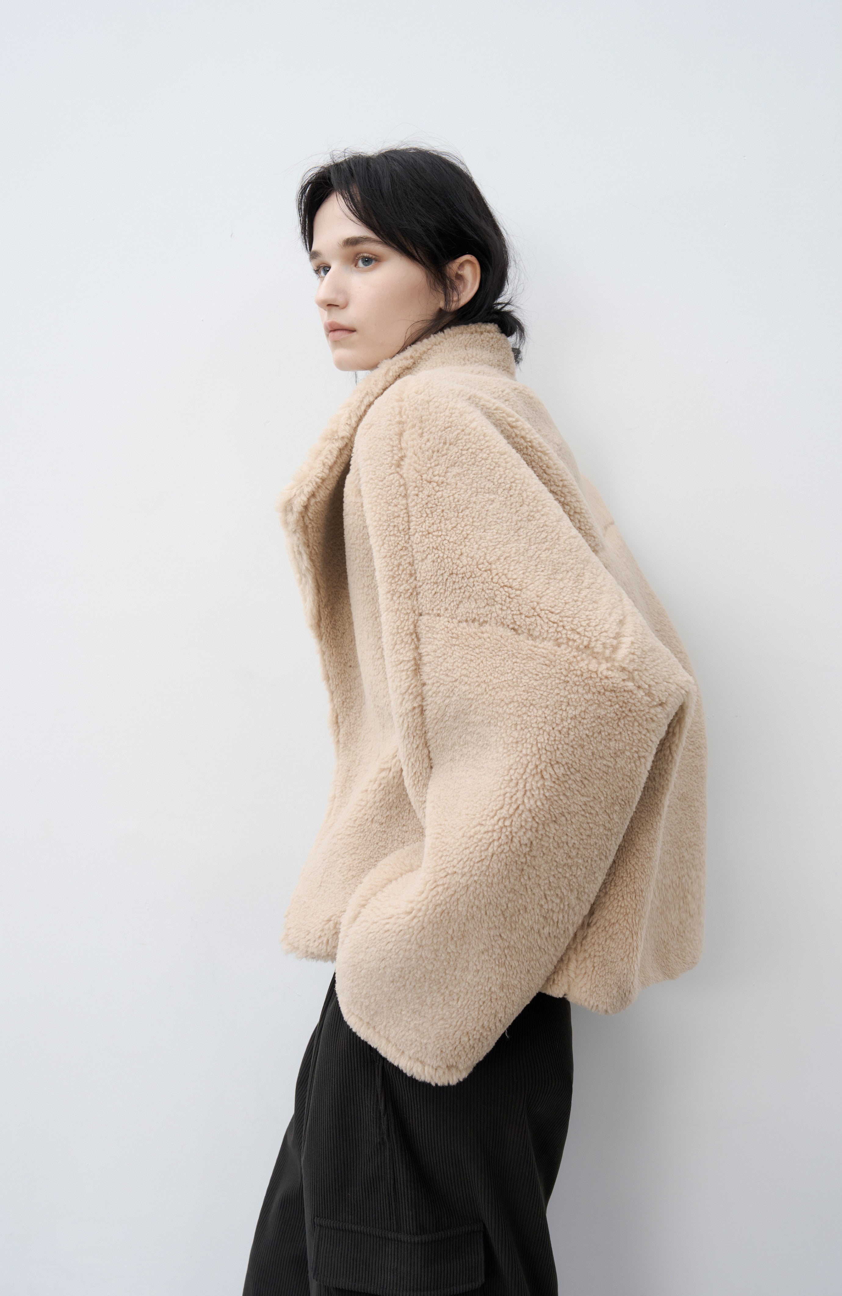 WARM LAPEL BOA JACKET / ウォームラペルボアジャケット