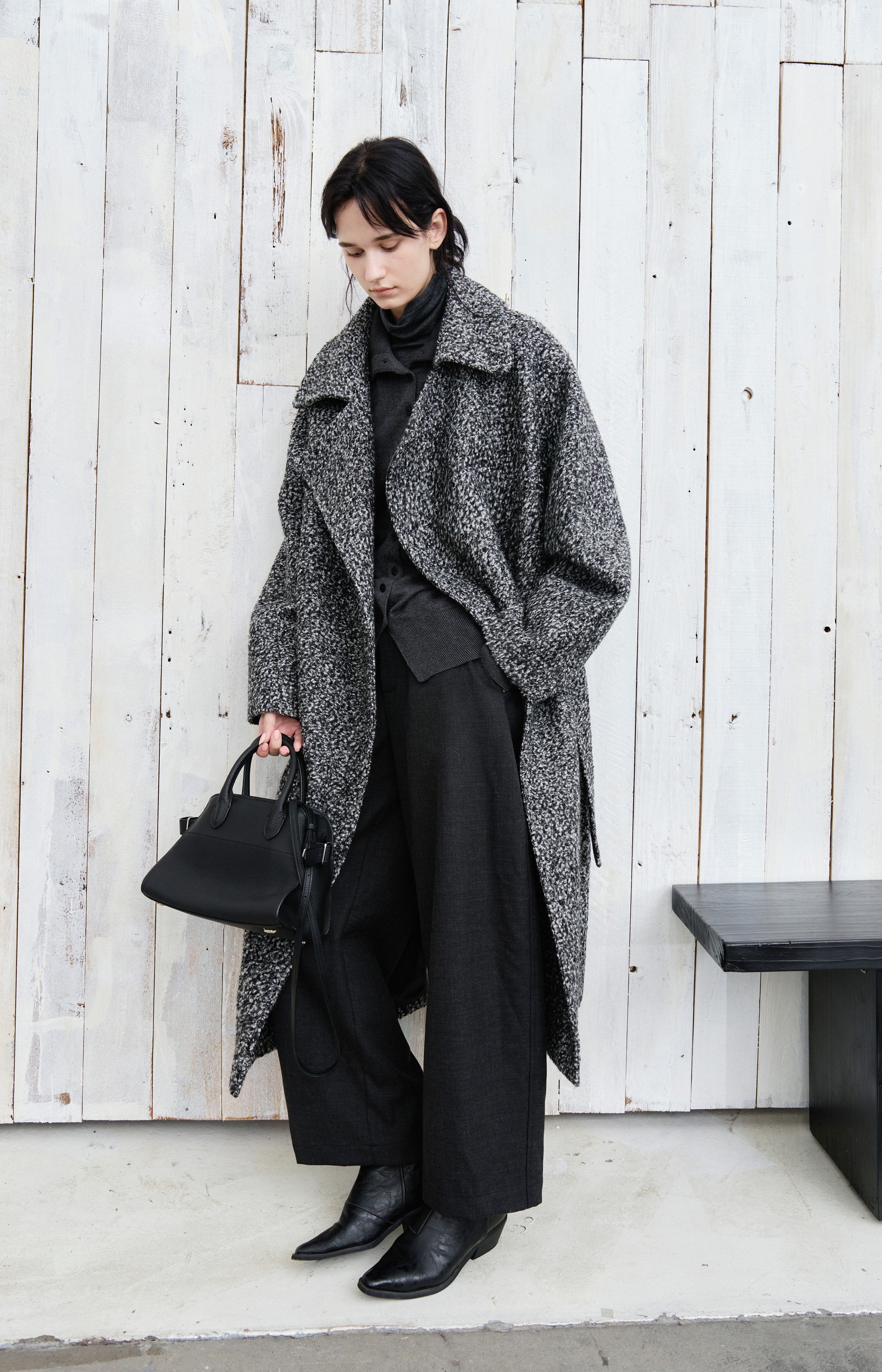 MORSE DOT WOOL COAT / 몰스닷 울 코트