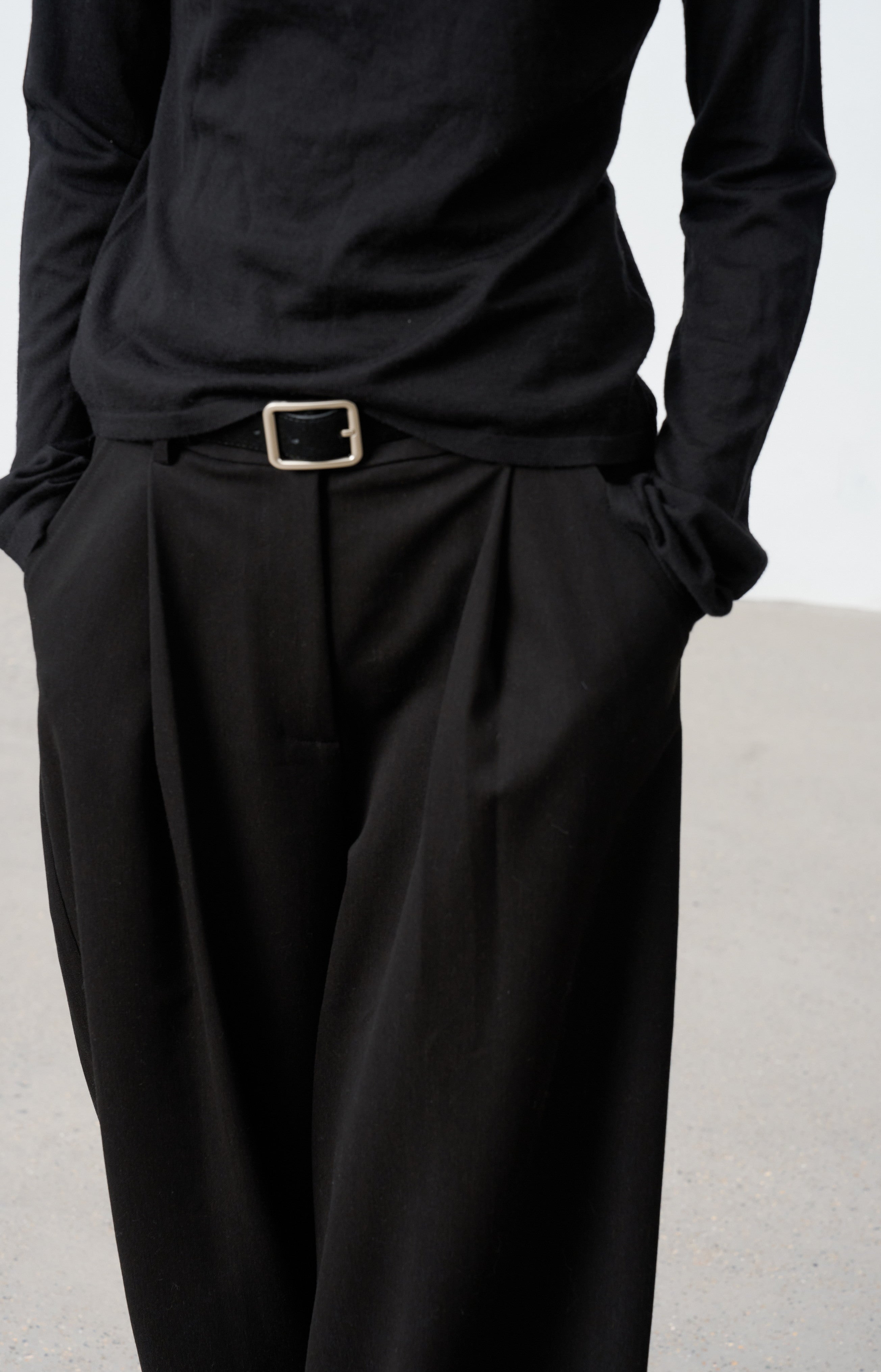 WIDE TUCK WARM SLACKS / ワイドタックウォームスラックス