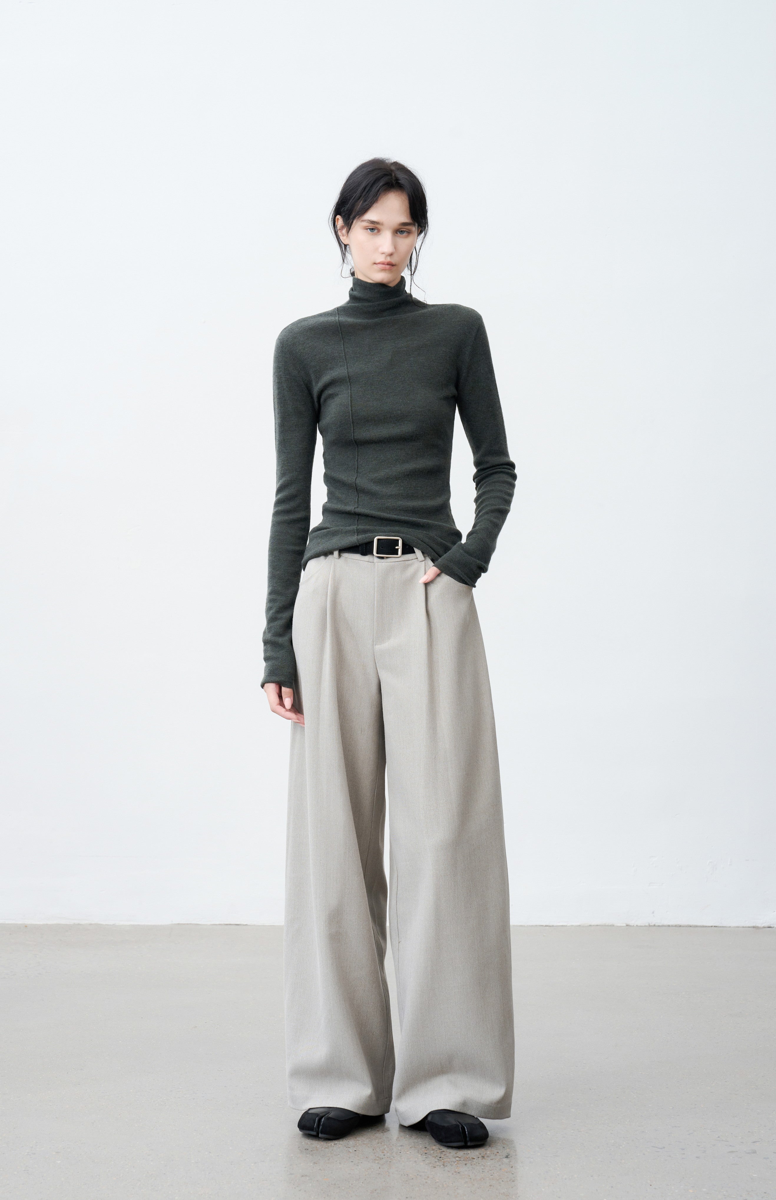 WARM COLOR CURVE PANTS / 웜 컬러 커브 팬츠