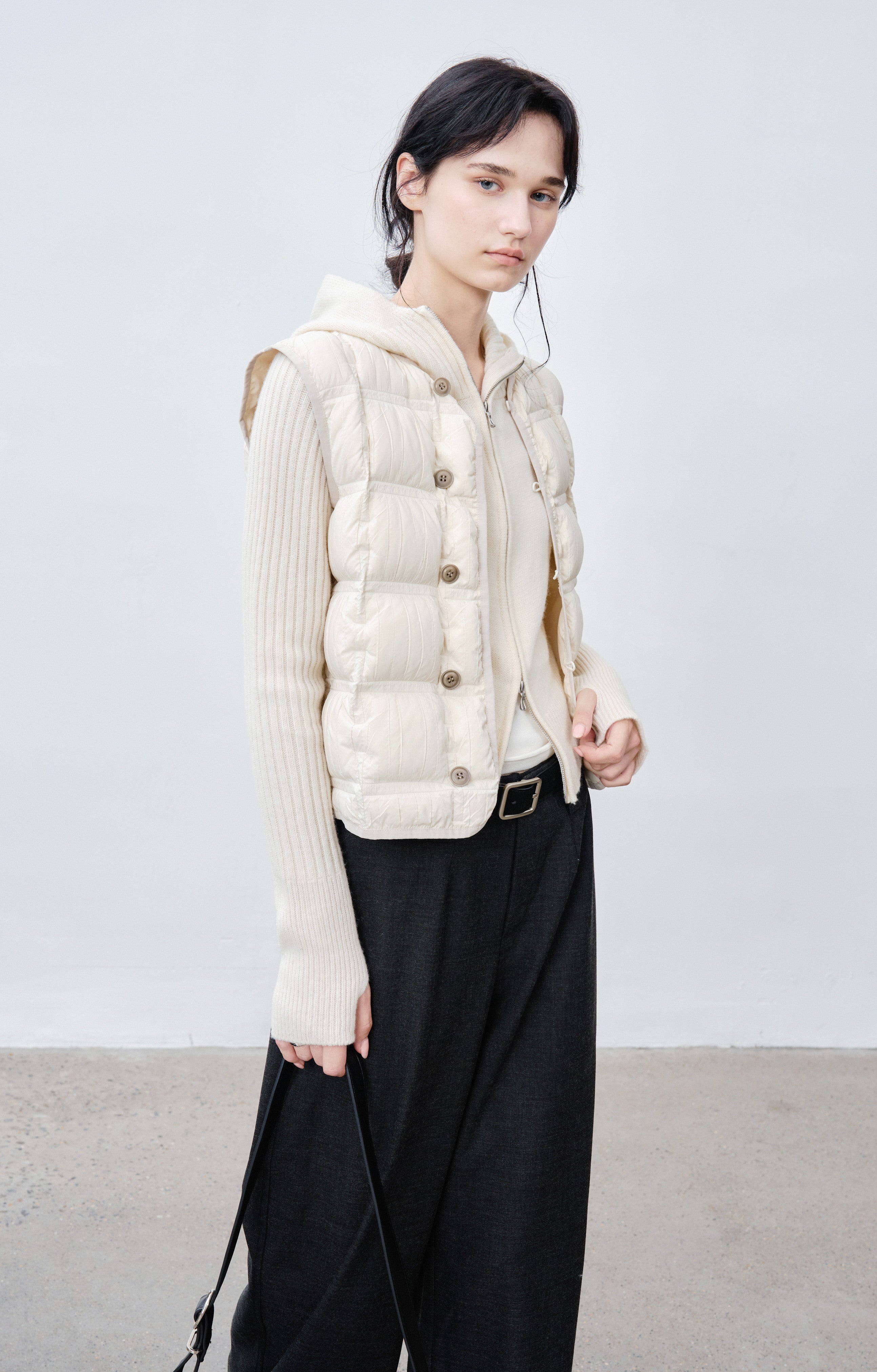 ZIP FIT WOOL CARDIGAN / ジップフィットウールカーディガン