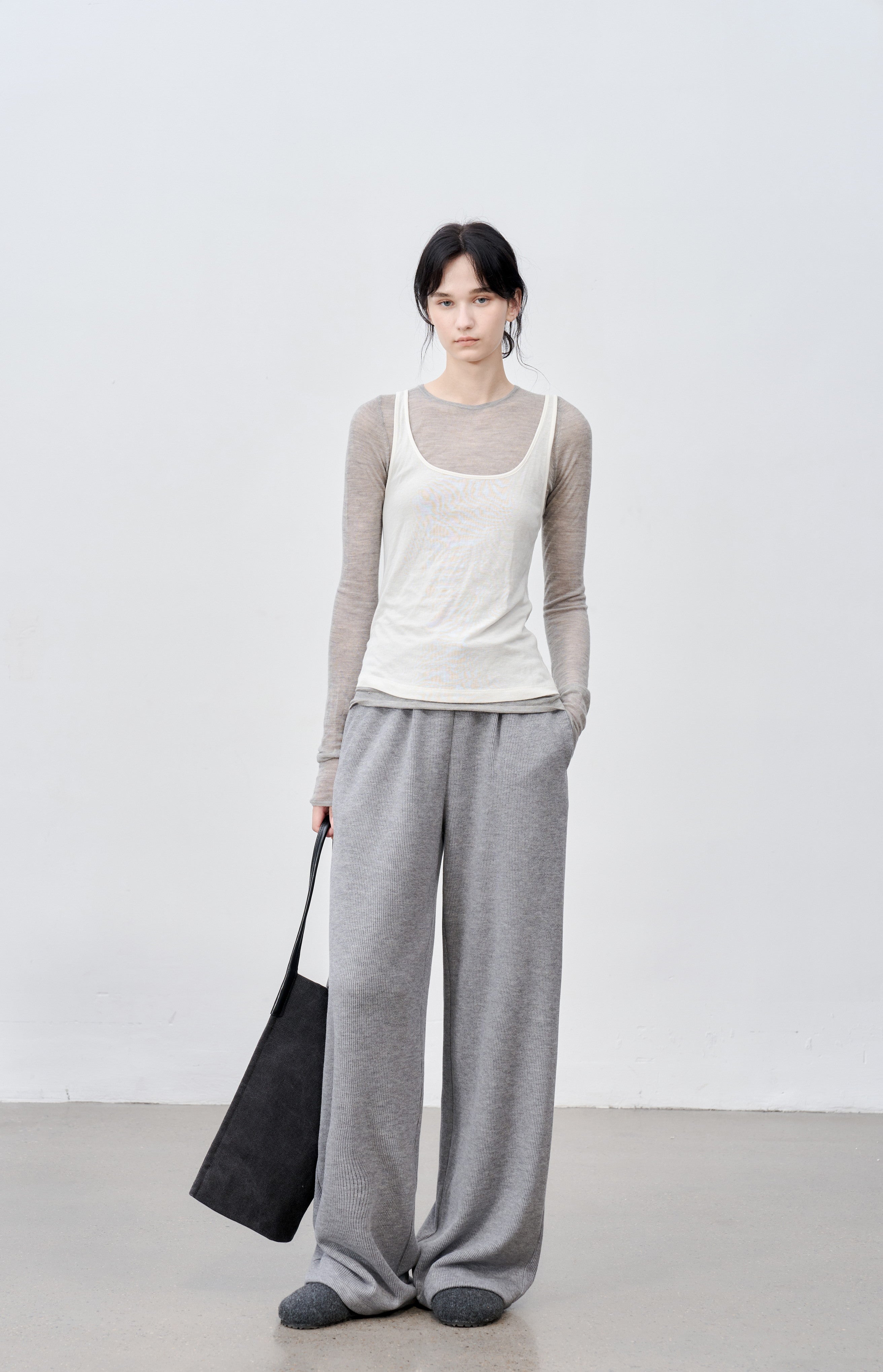 DRAPE WARM SWEATPANTS / ドレープウォームスウェットパンツ