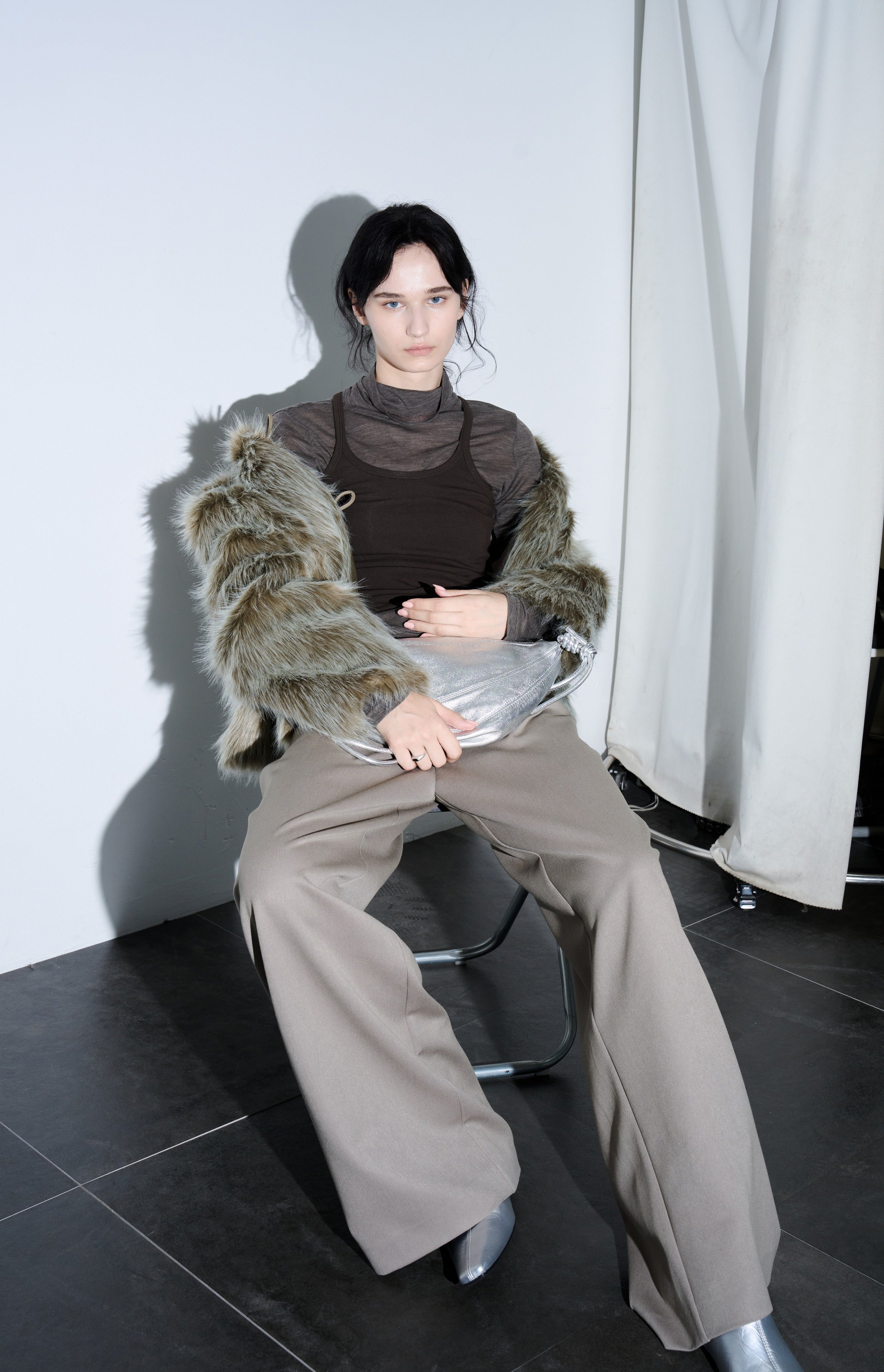 FADED TONE FUR JACKET / 페이드 톤 퍼 재킷