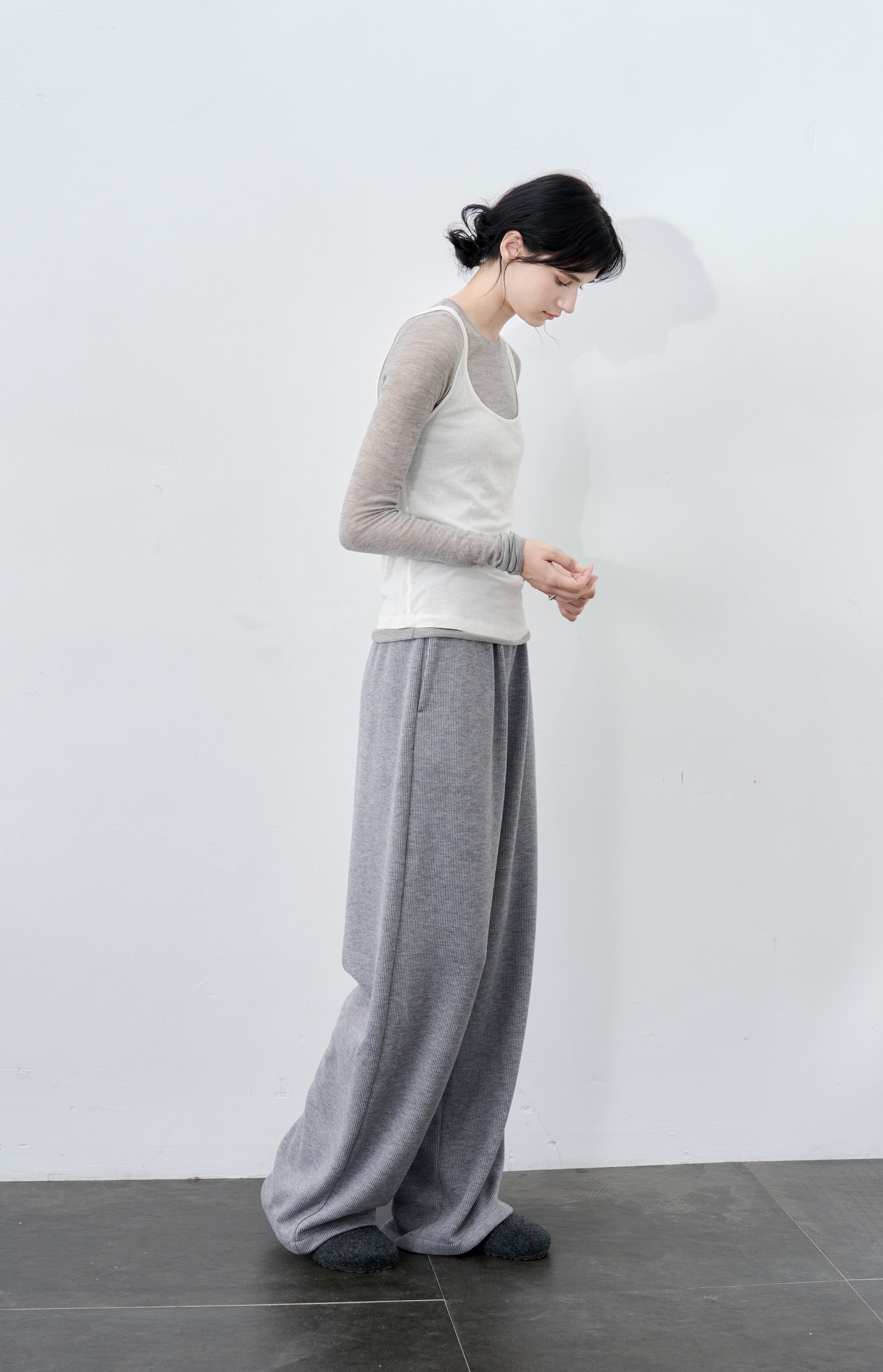 DRAPE WARM SWEATPANTS / ドレープウォームスウェットパンツ