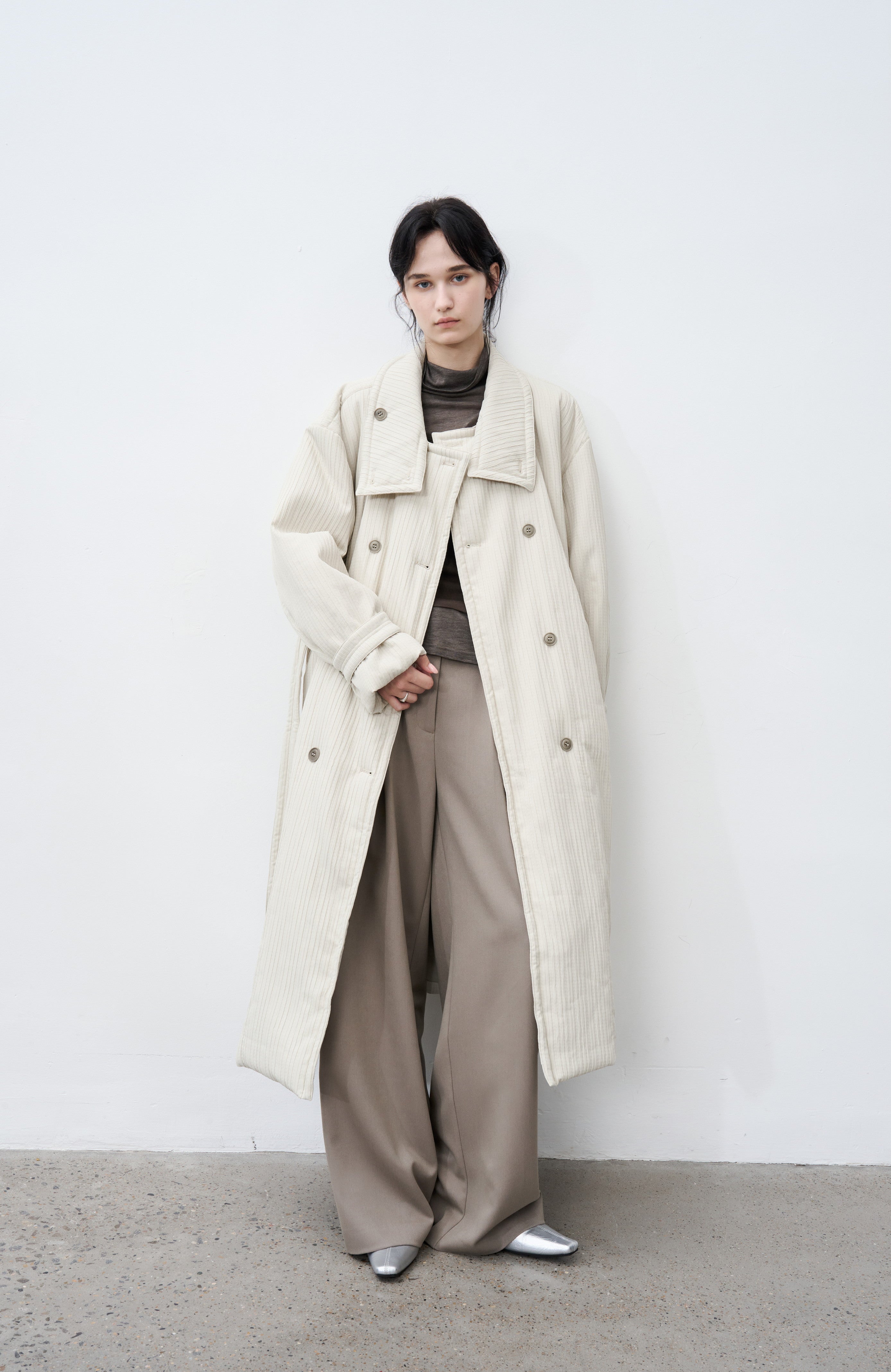 WIDE TUCK WARM SLACKS / ワイドタックウォームスラックス