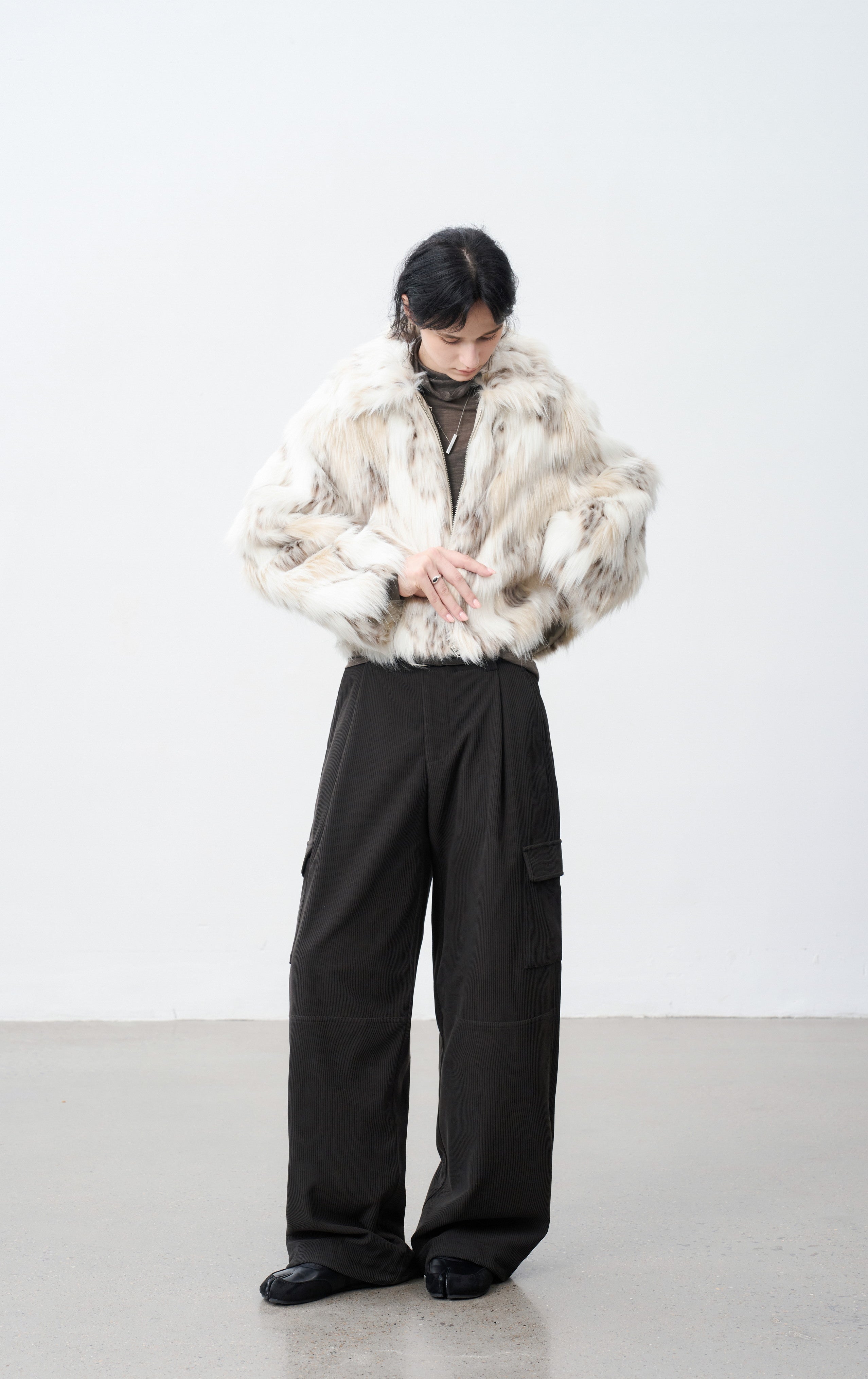 MULTI TONE FUR JACKET / マルチトーンファージャケット
