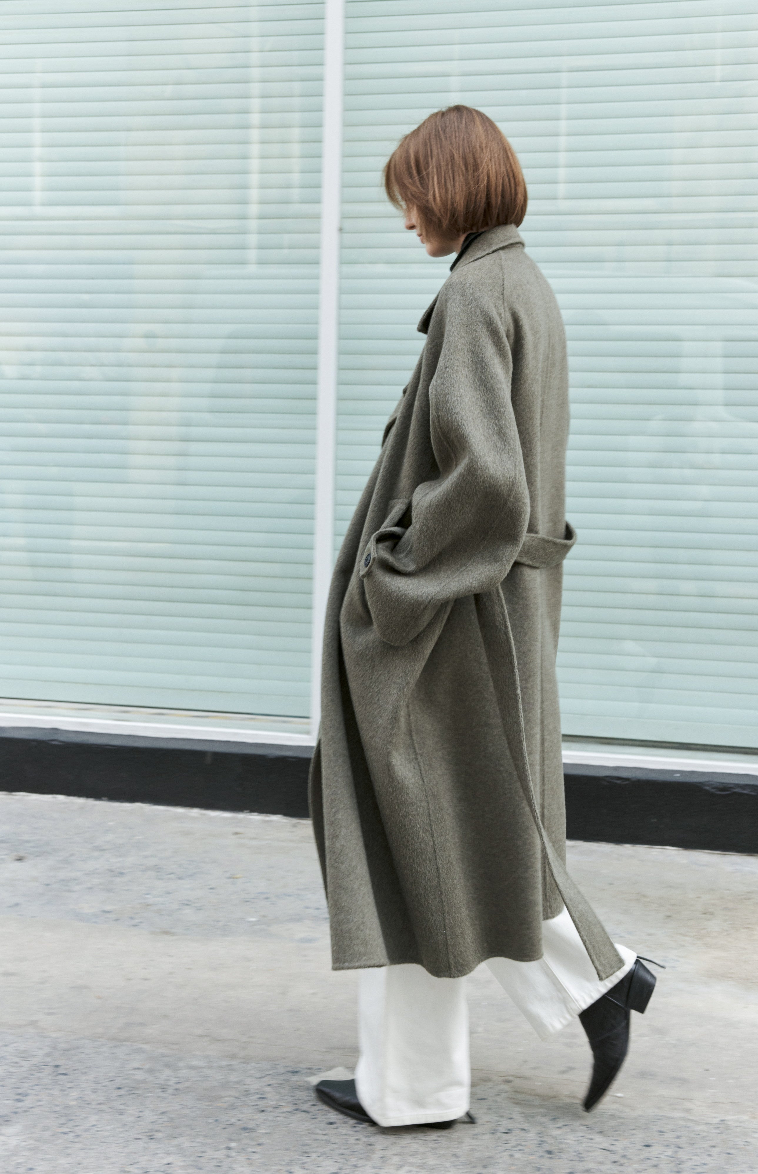 DEEP GREEN WOOL COAT / ディープグリーンウールコート