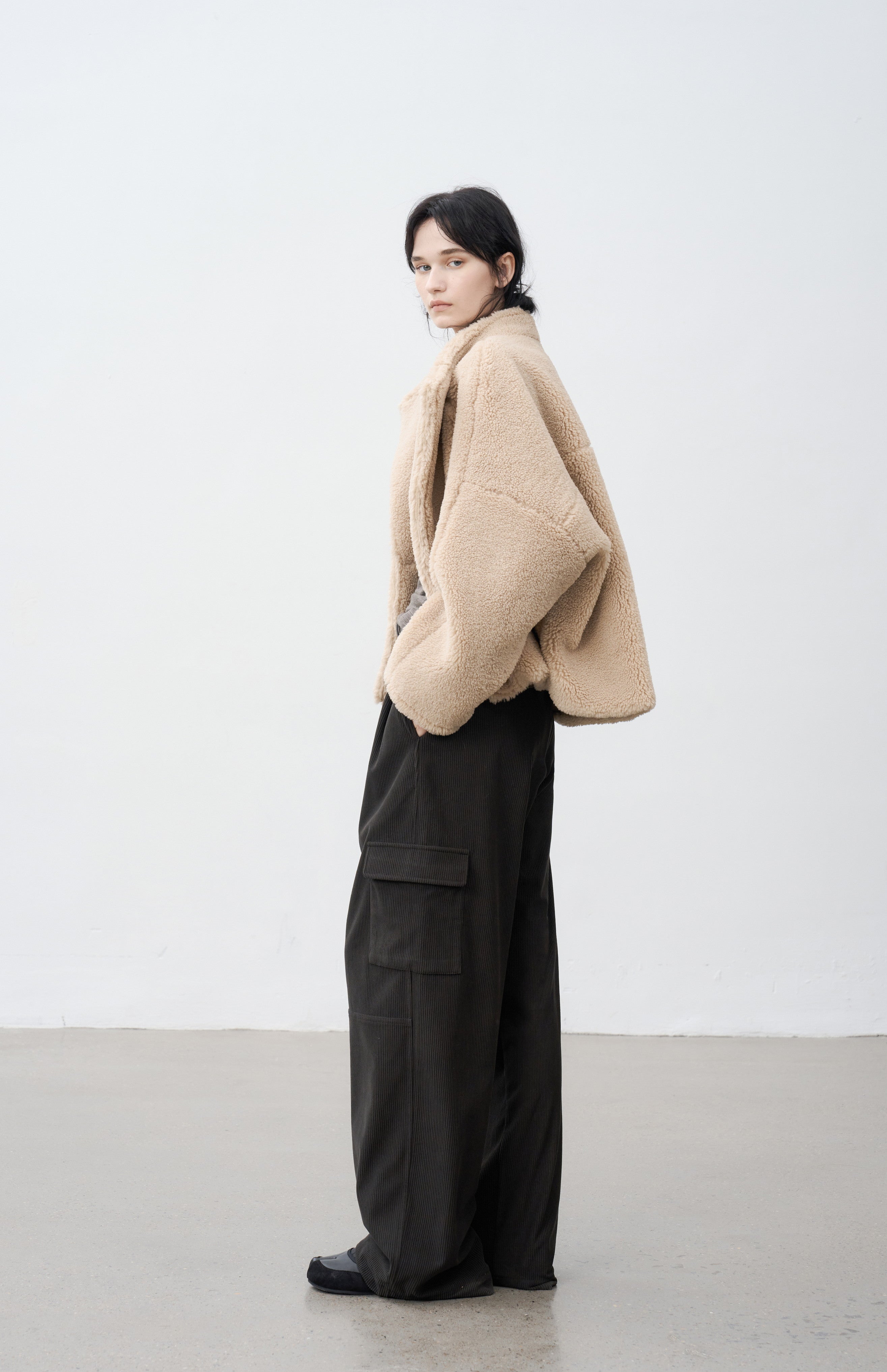 WARM LAPEL BOA JACKET / ウォームラペルボアジャケット