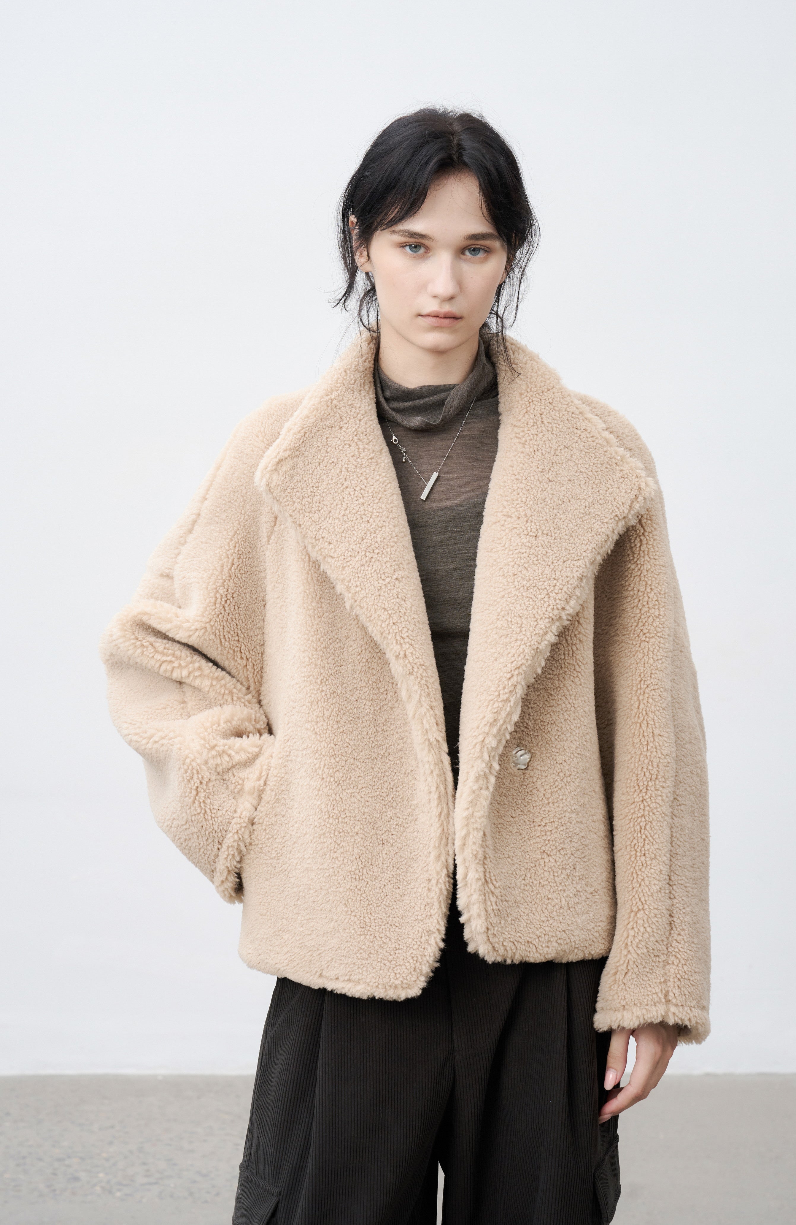 WARM LAPEL BOA JACKET / ウォームラペルボアジャケット