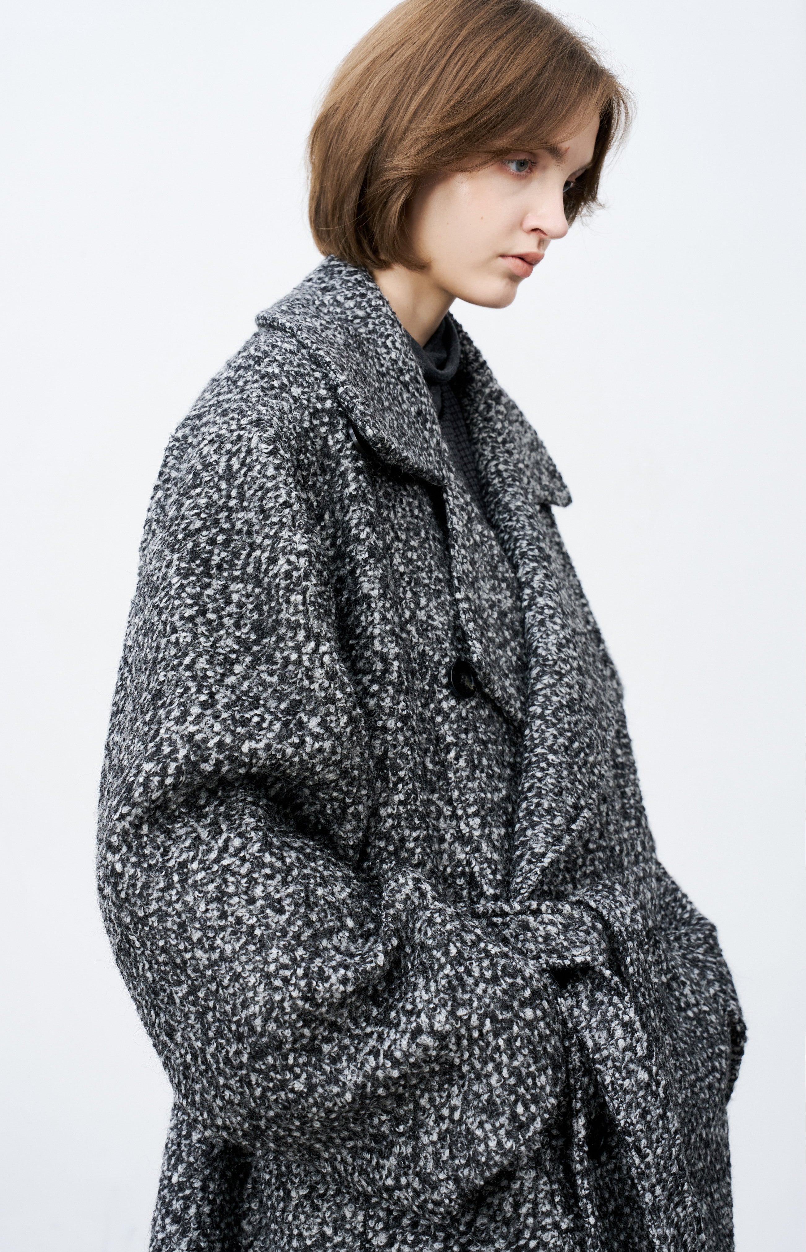 MORSE DOT WOOL COAT / 몰스닷 울 코트