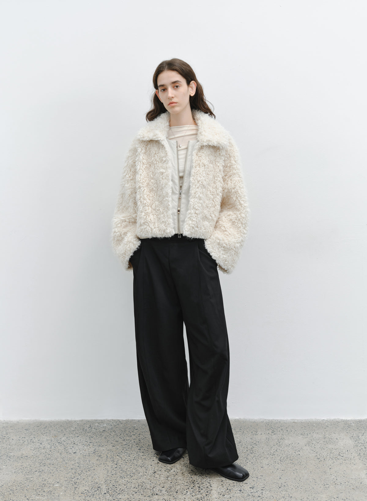 ZIP FUR SHORT JACKET