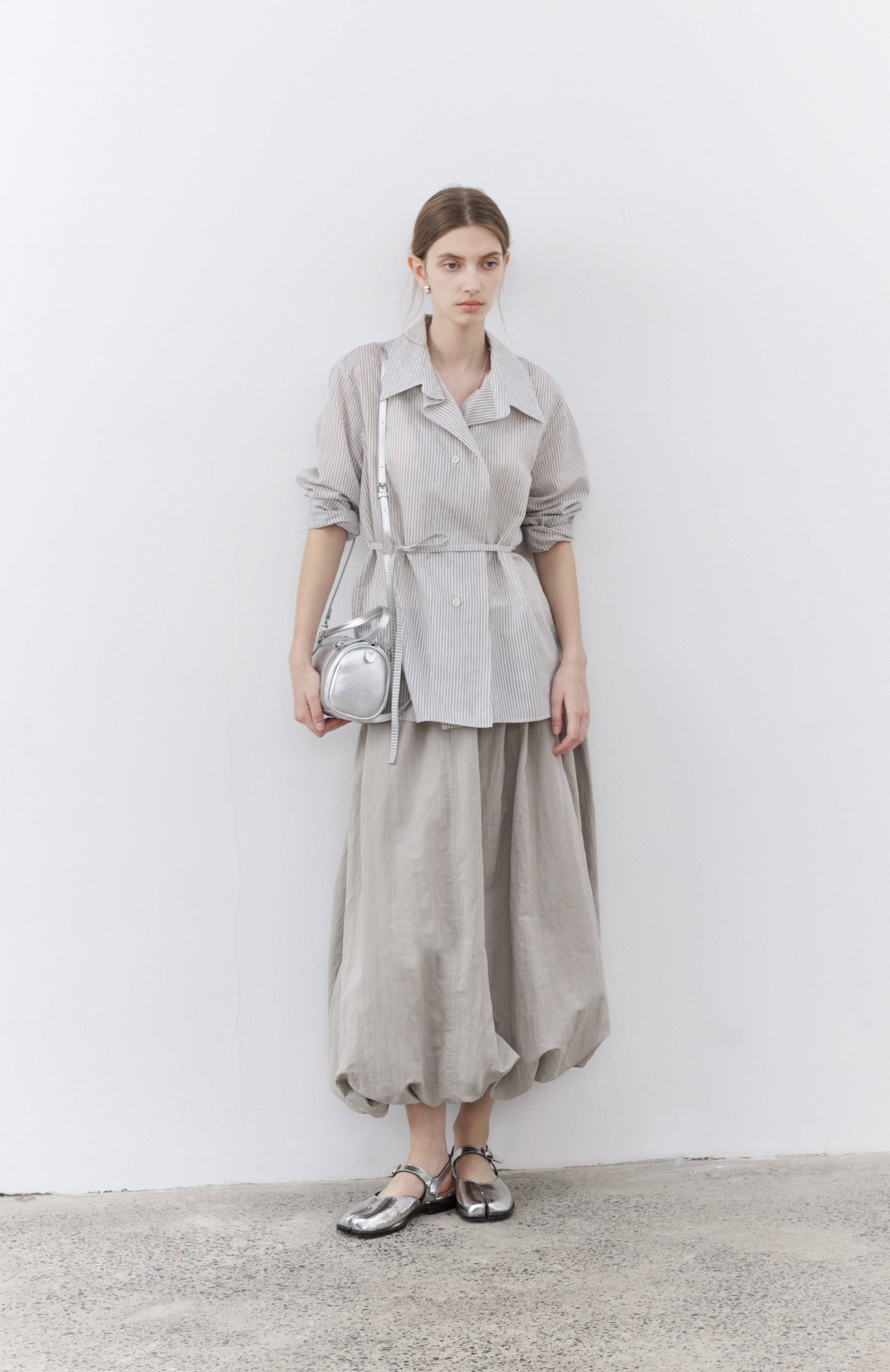 HEM BALLOON WRINKLE SKIRT / 헴 풍선 링클 스커트