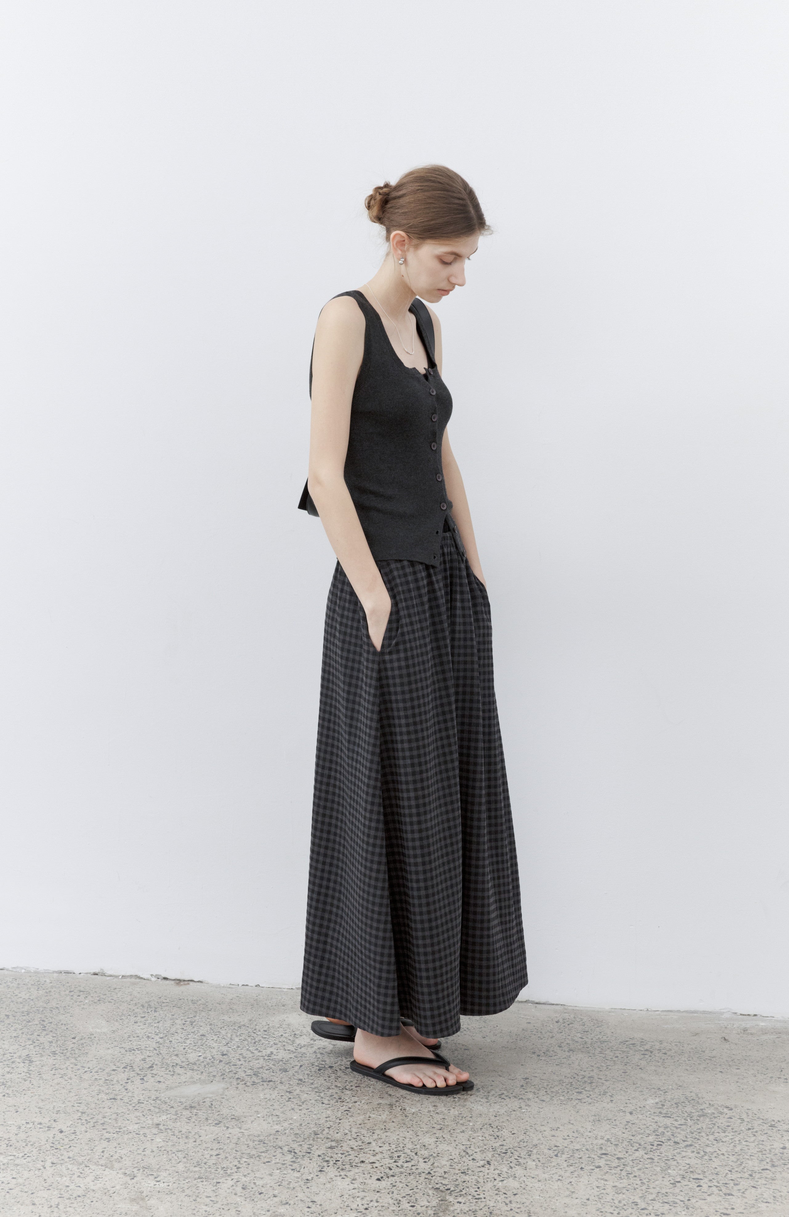 FLARE LOOSE WIDE PANTS