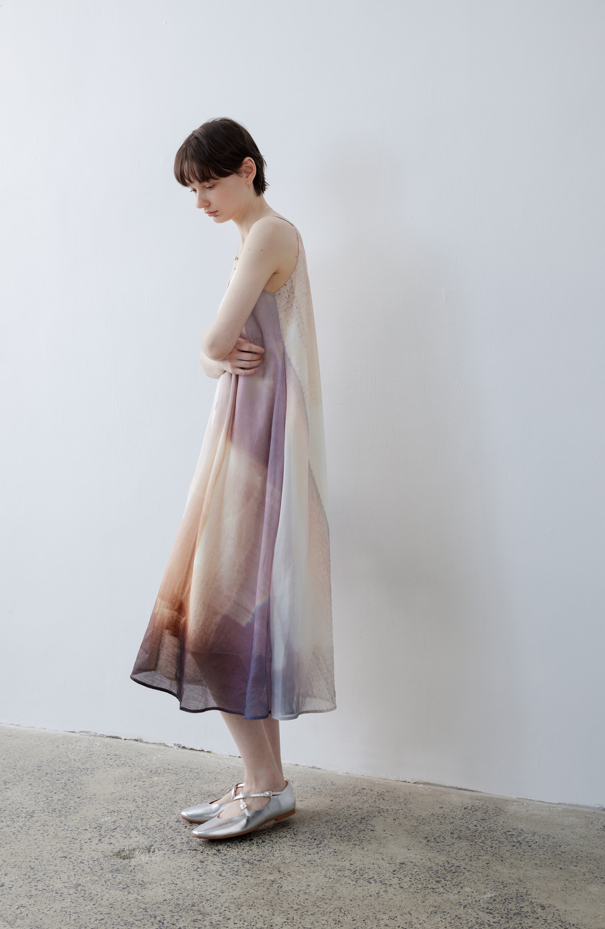 WATERCOLOR GRADATION DRESS / 水彩グラデーションワンピース
