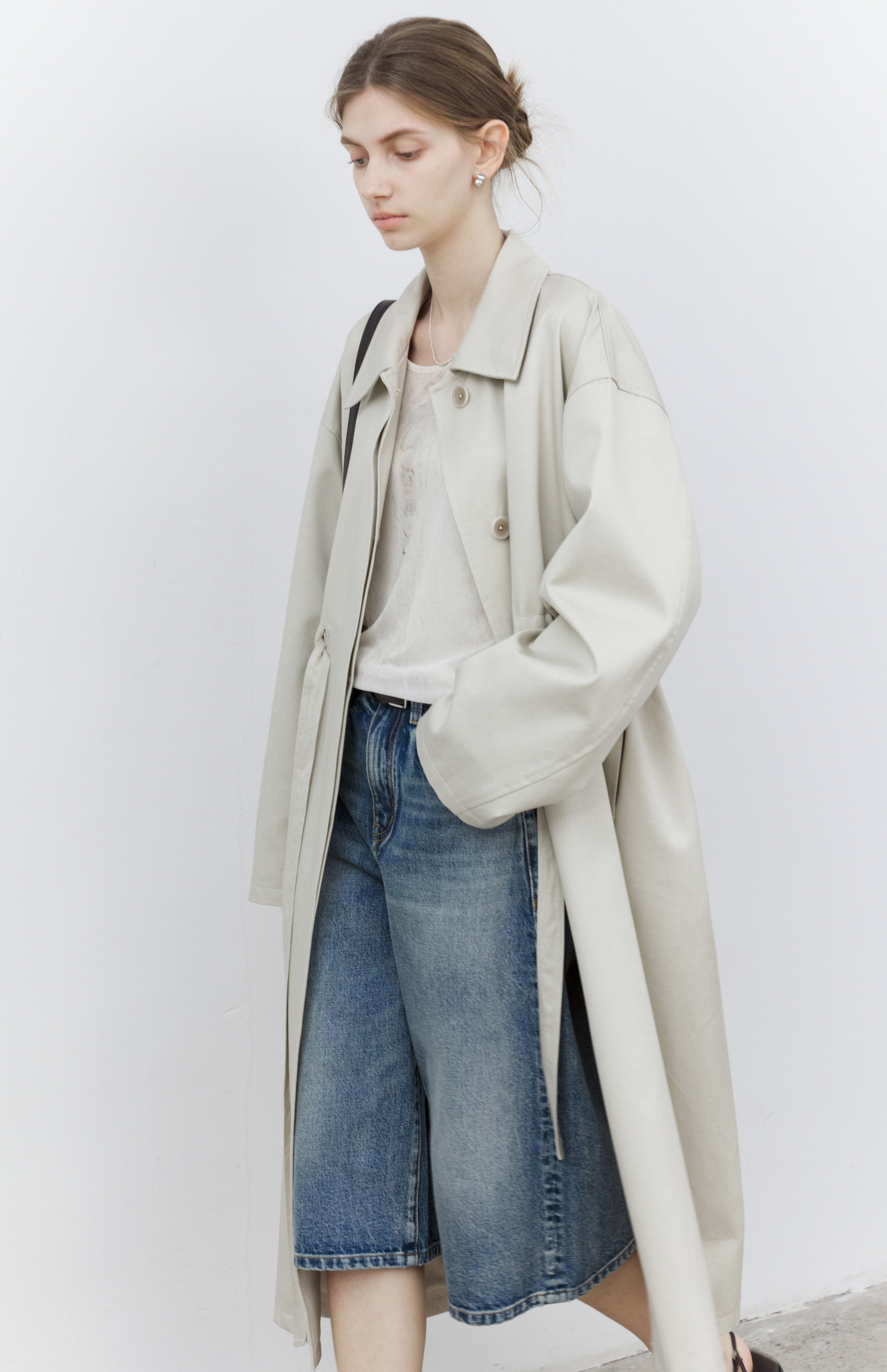 WIDE DENIM HALF PANTS / ワイドデニムハーフパンツ