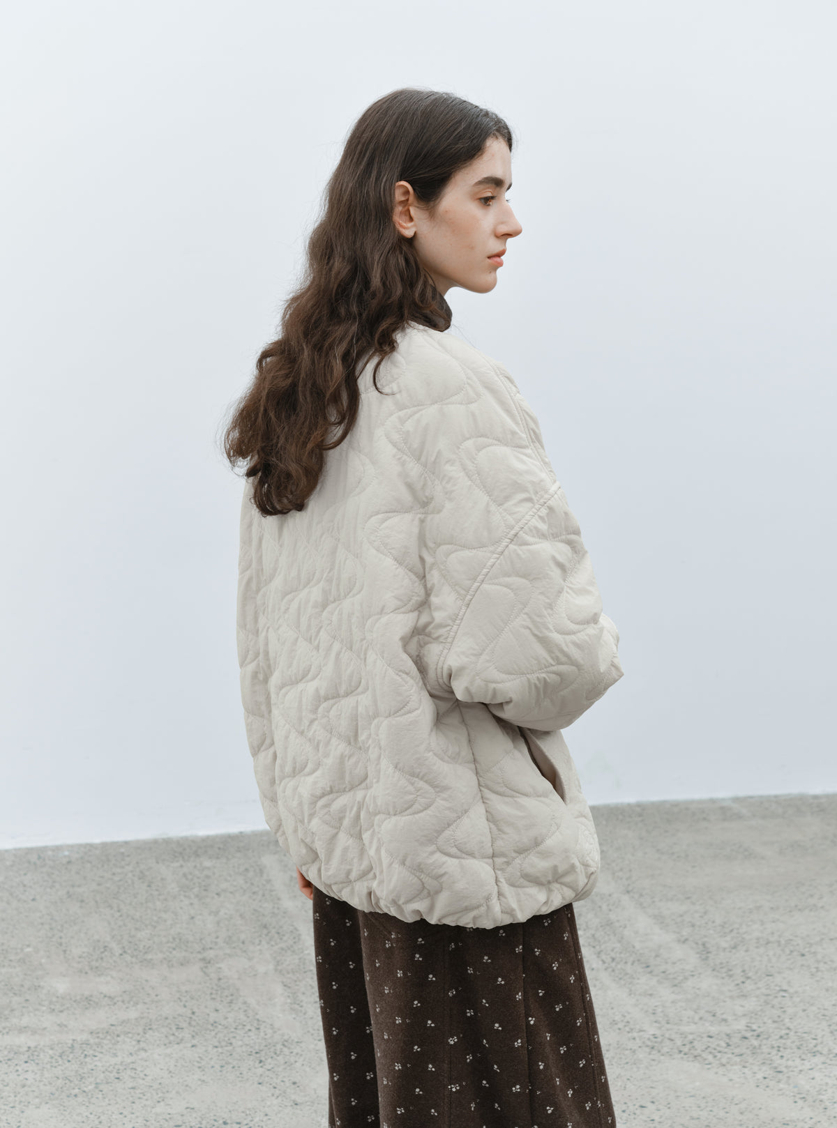 WATER WAVE QUILTING BLOUSON