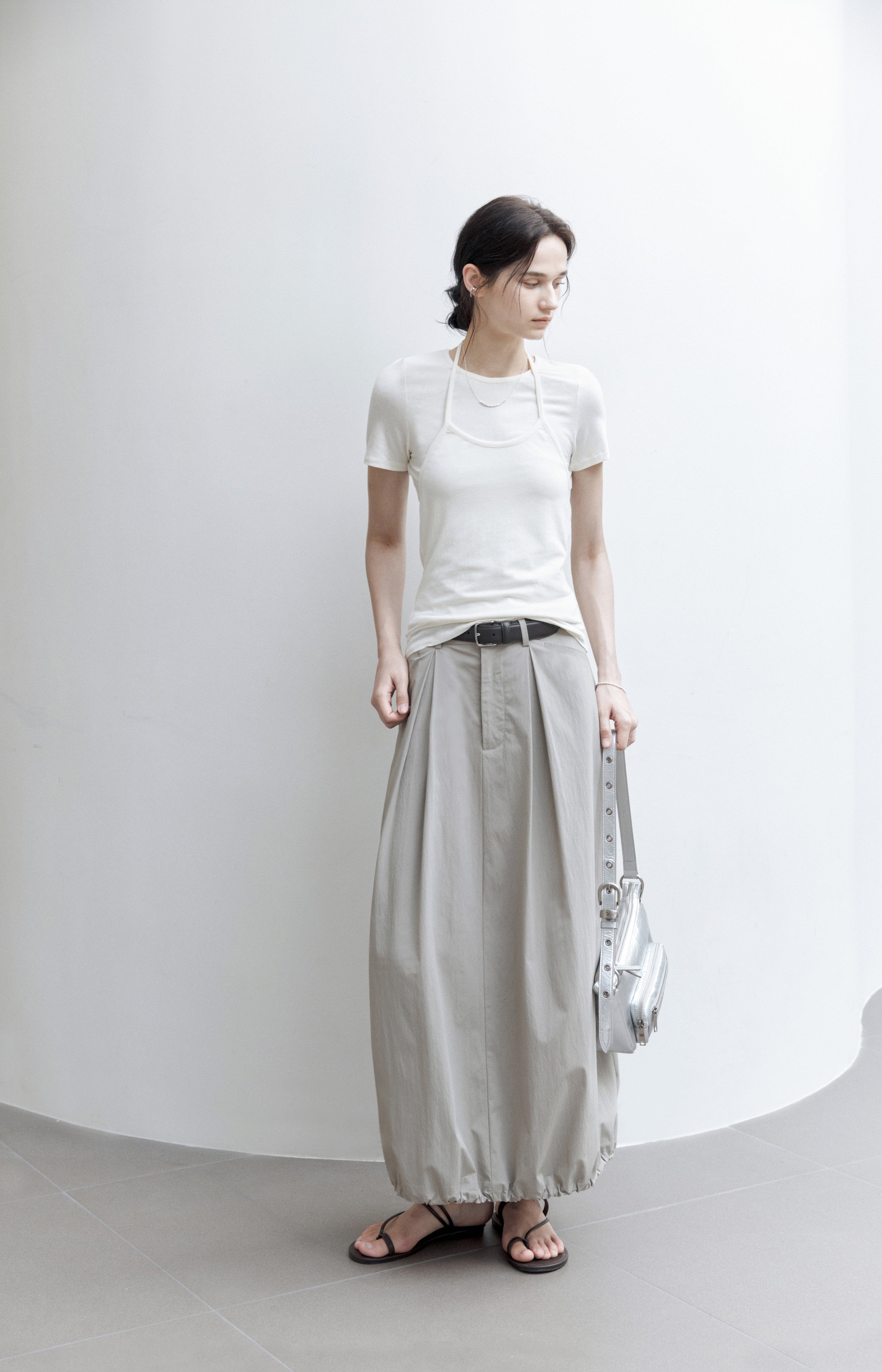 2WAY FLARE BALLOON SKIRT / 2WAYフレアバルーンスカート