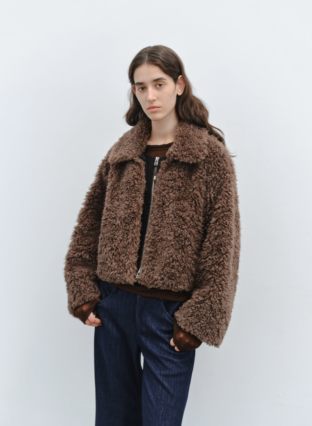 ZIP FUR SHORT JACKET