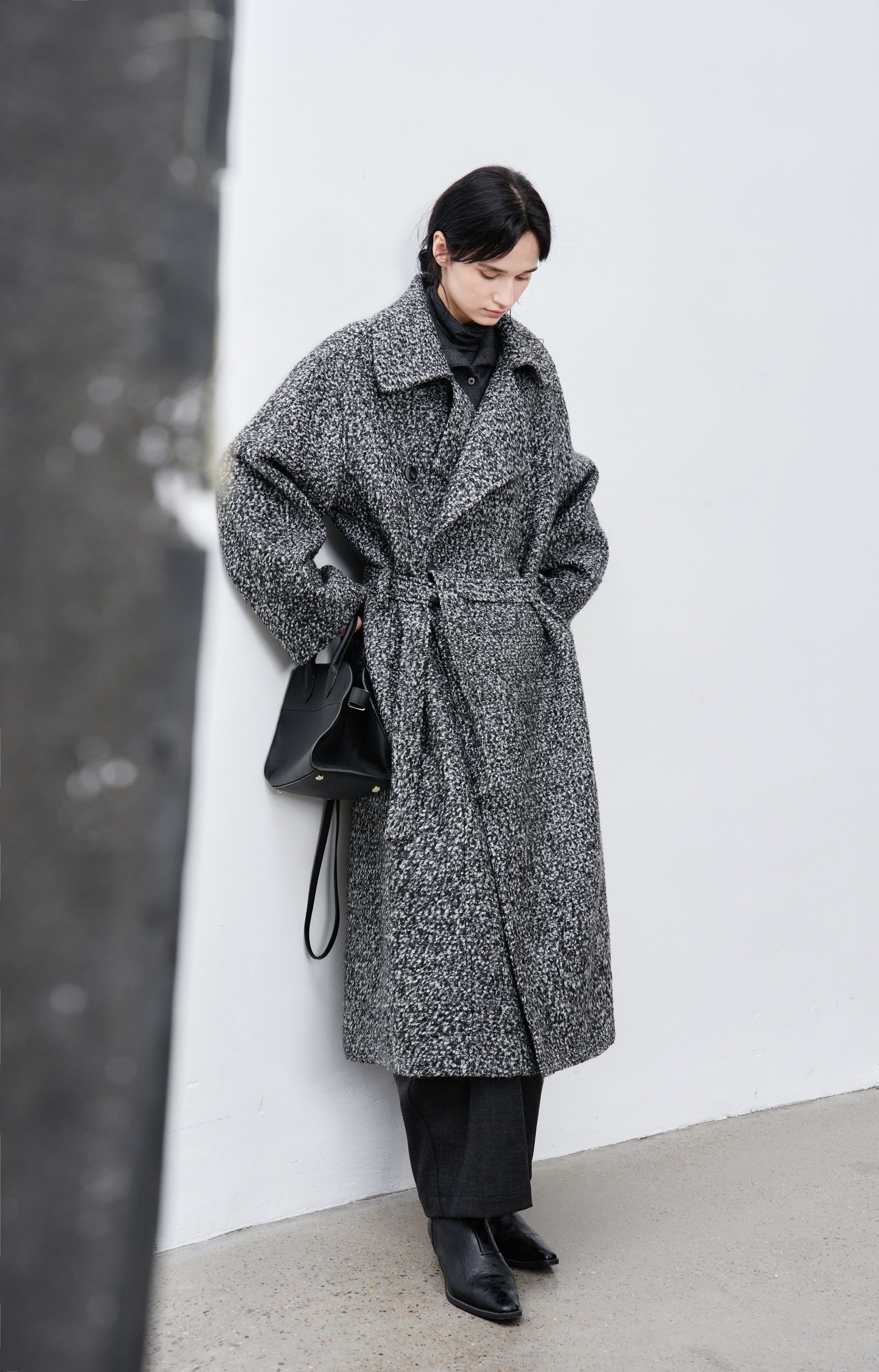 MORSE DOT WOOL COAT / 몰스닷 울 코트