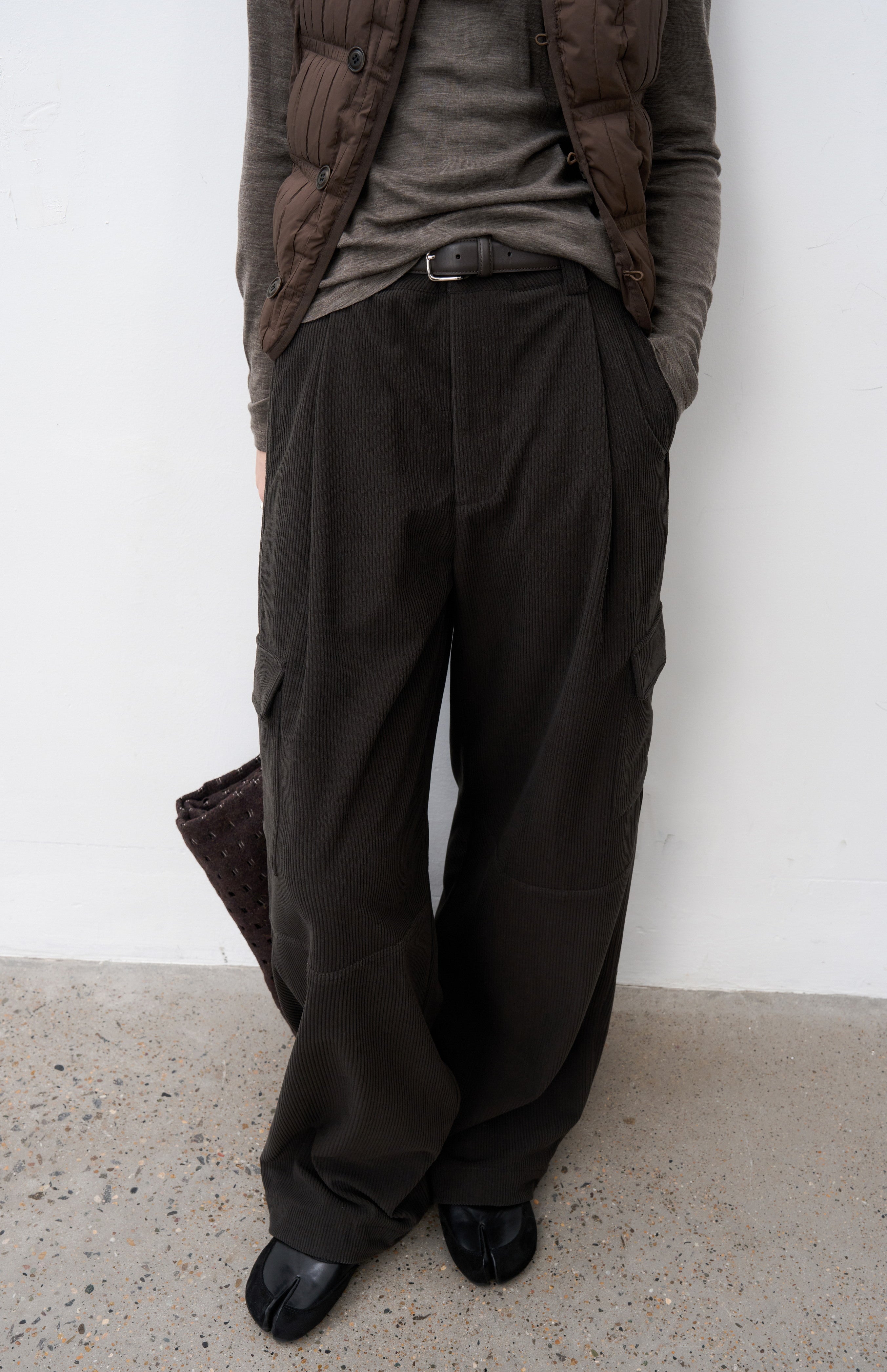 CORDUROY CARGO PANTS