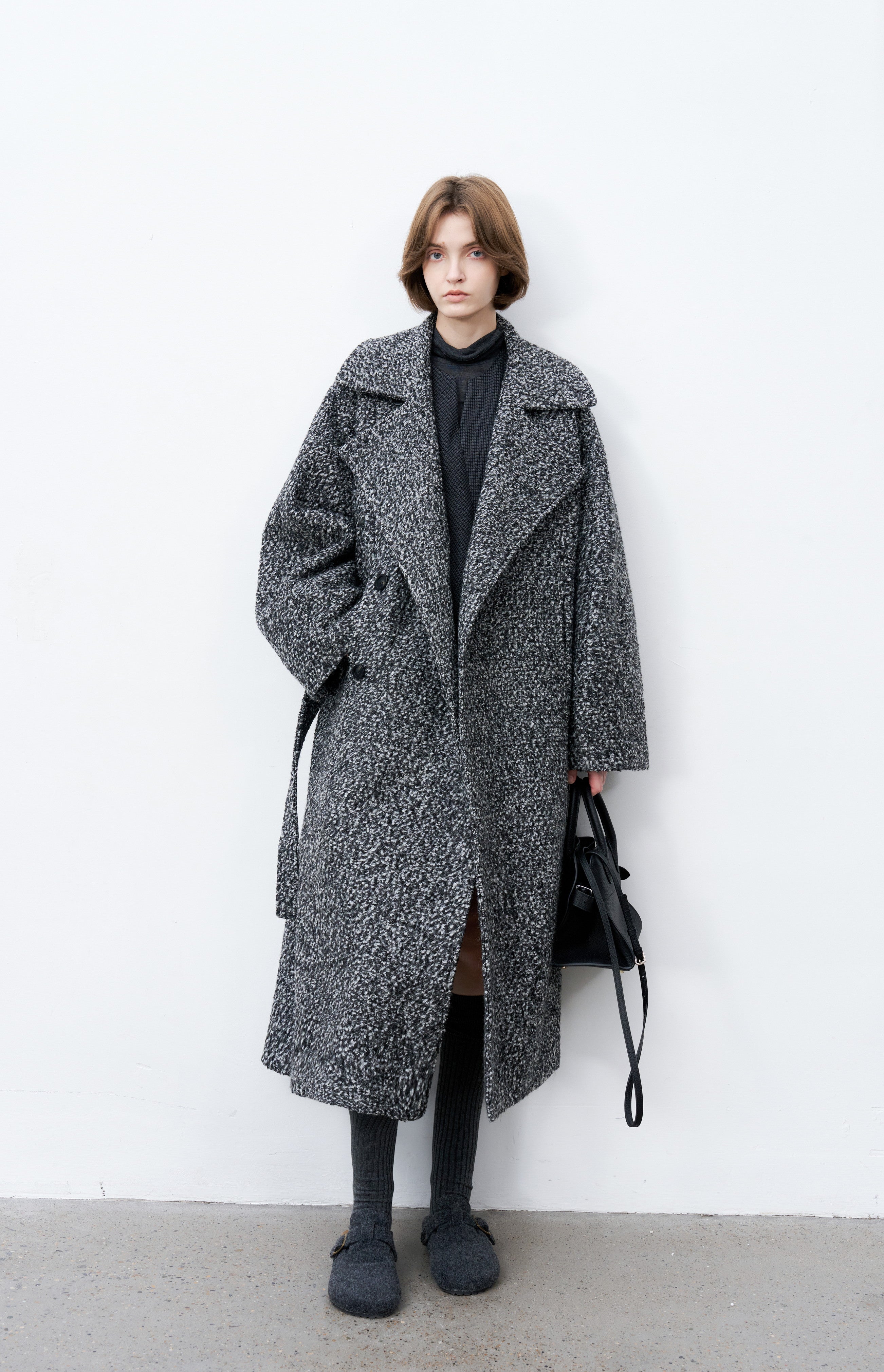 MORSE DOT WOOL COAT / 몰스닷 울 코트