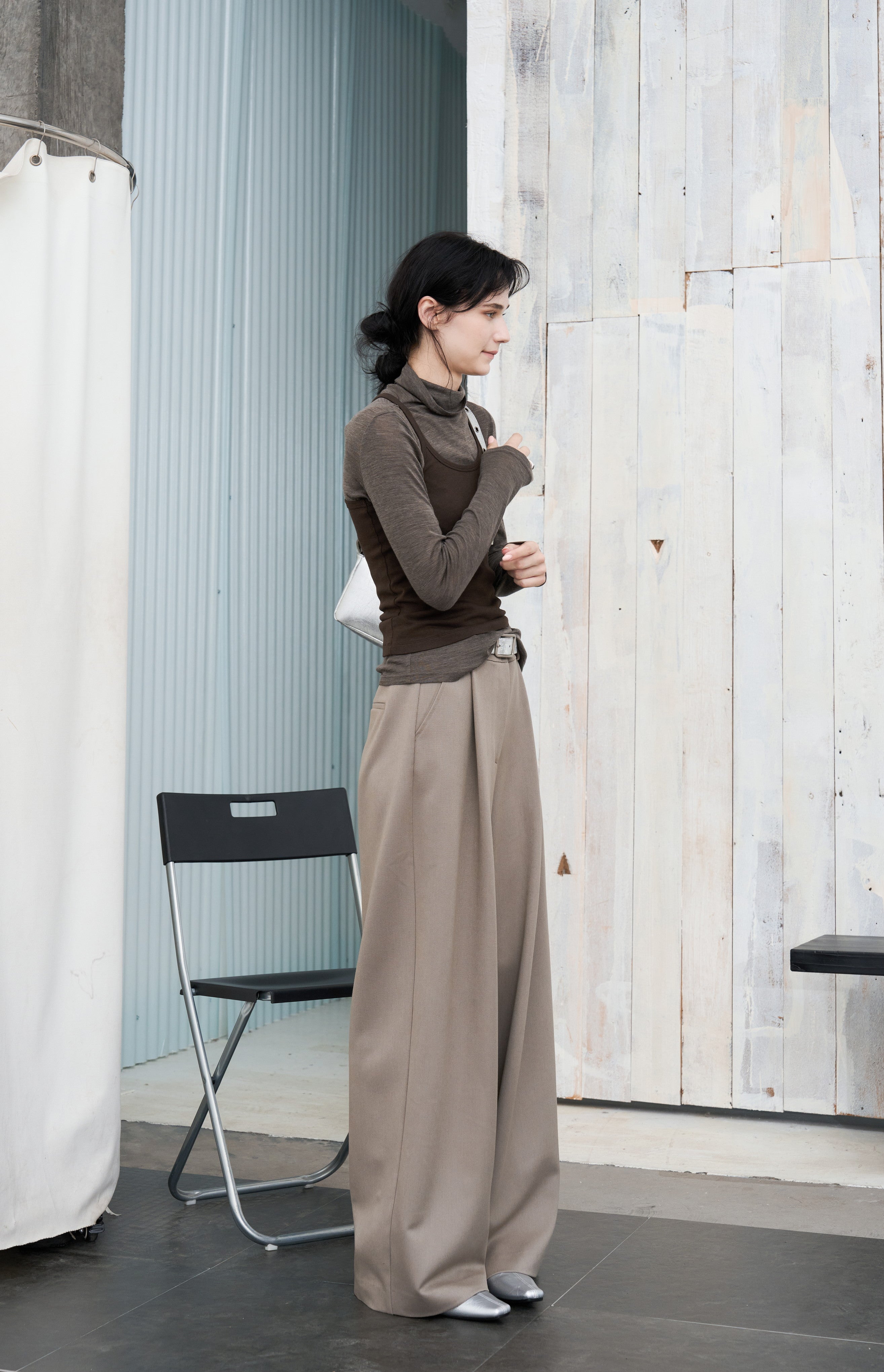 WIDE TUCK WARM SLACKS / ワイドタックウォームスラックス