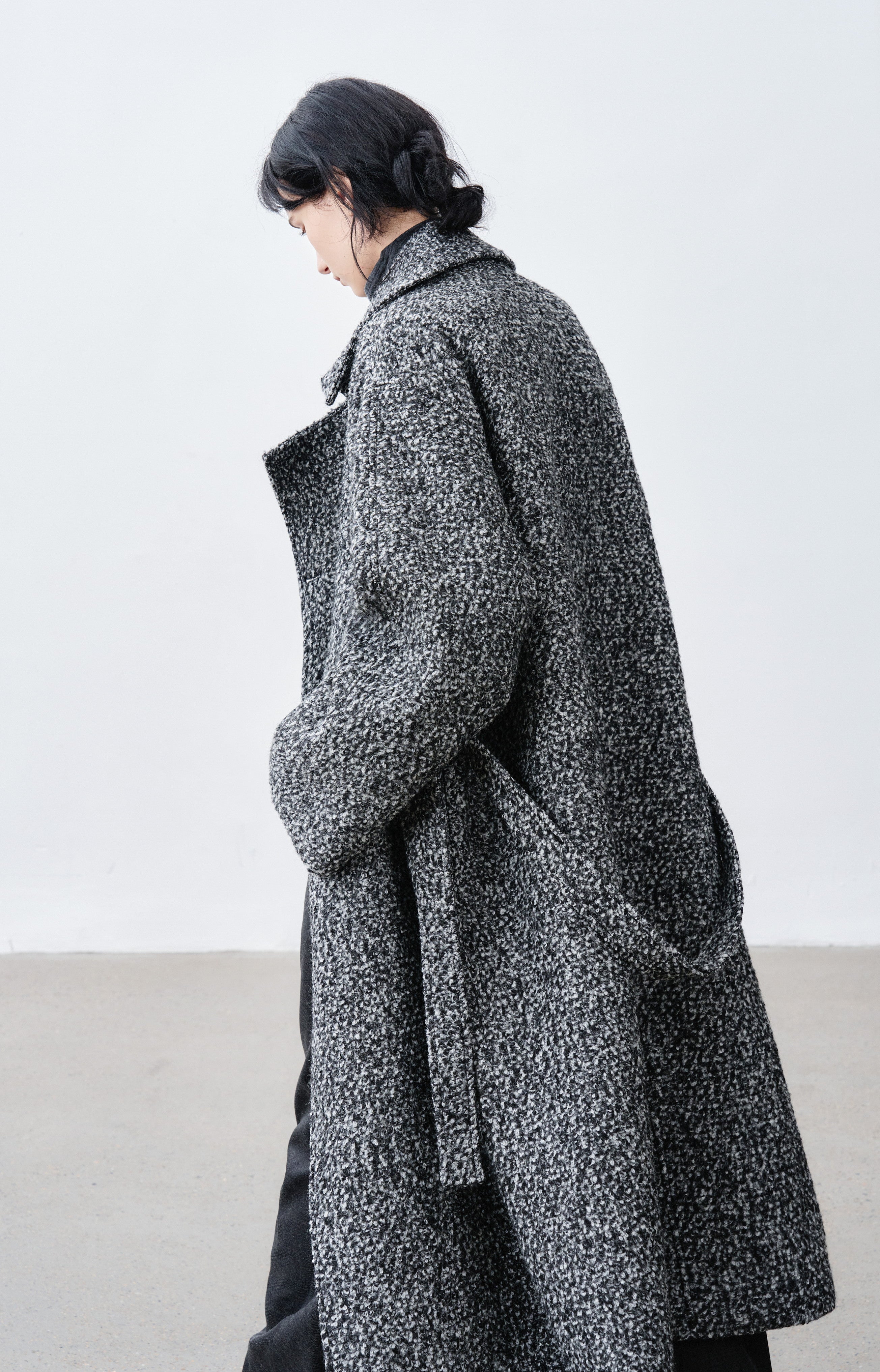 MORSE DOT WOOL COAT / 몰스닷 울 코트