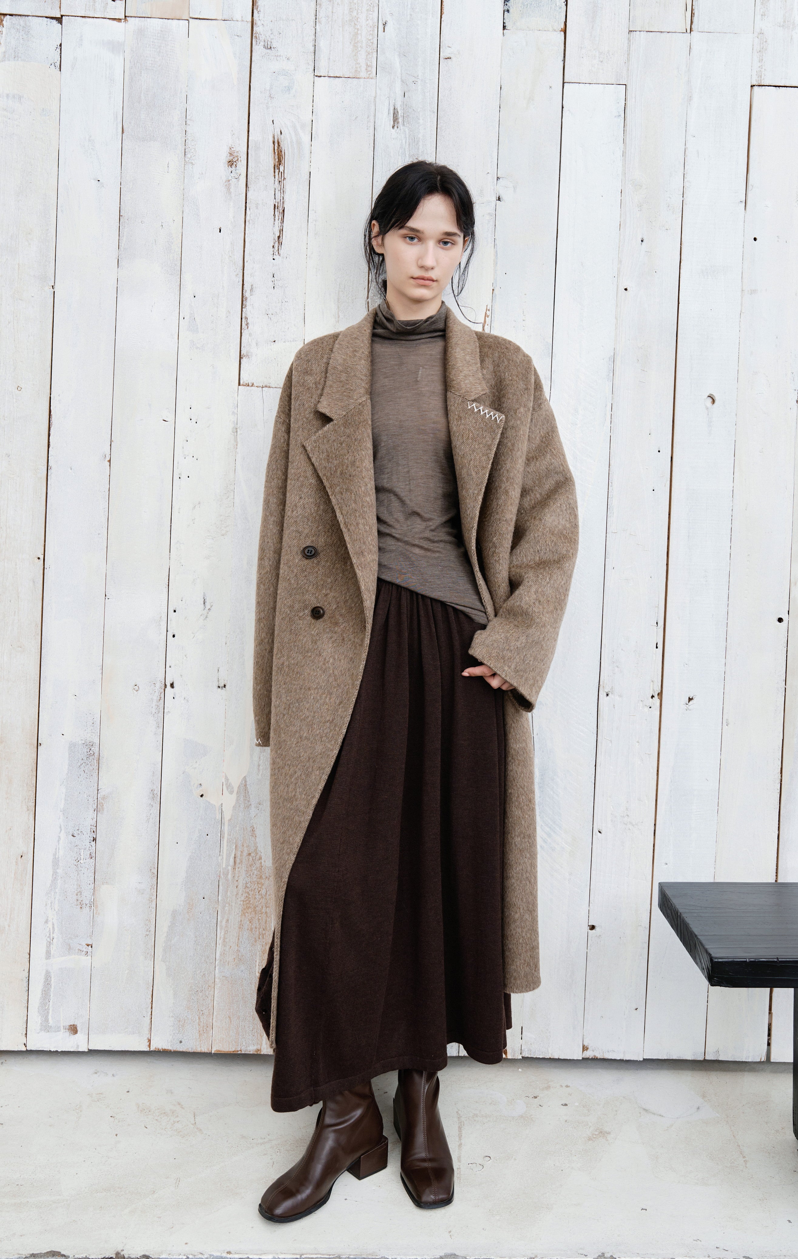 SOFT FURRY WOOL COAT / 소프트 파리 울 코트