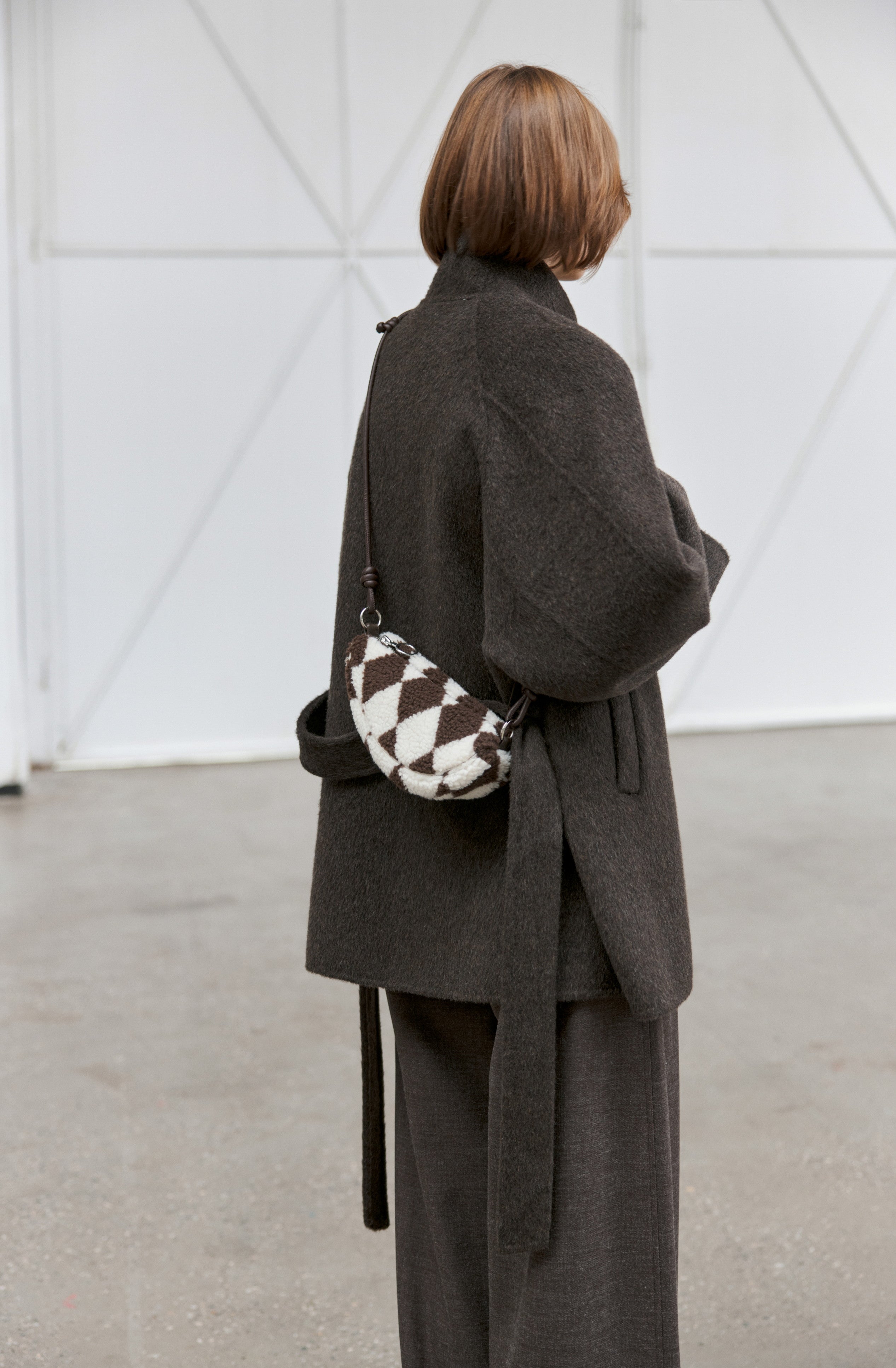 FAIR ISLE BOA BAG / フェアアイル柄ボアバック